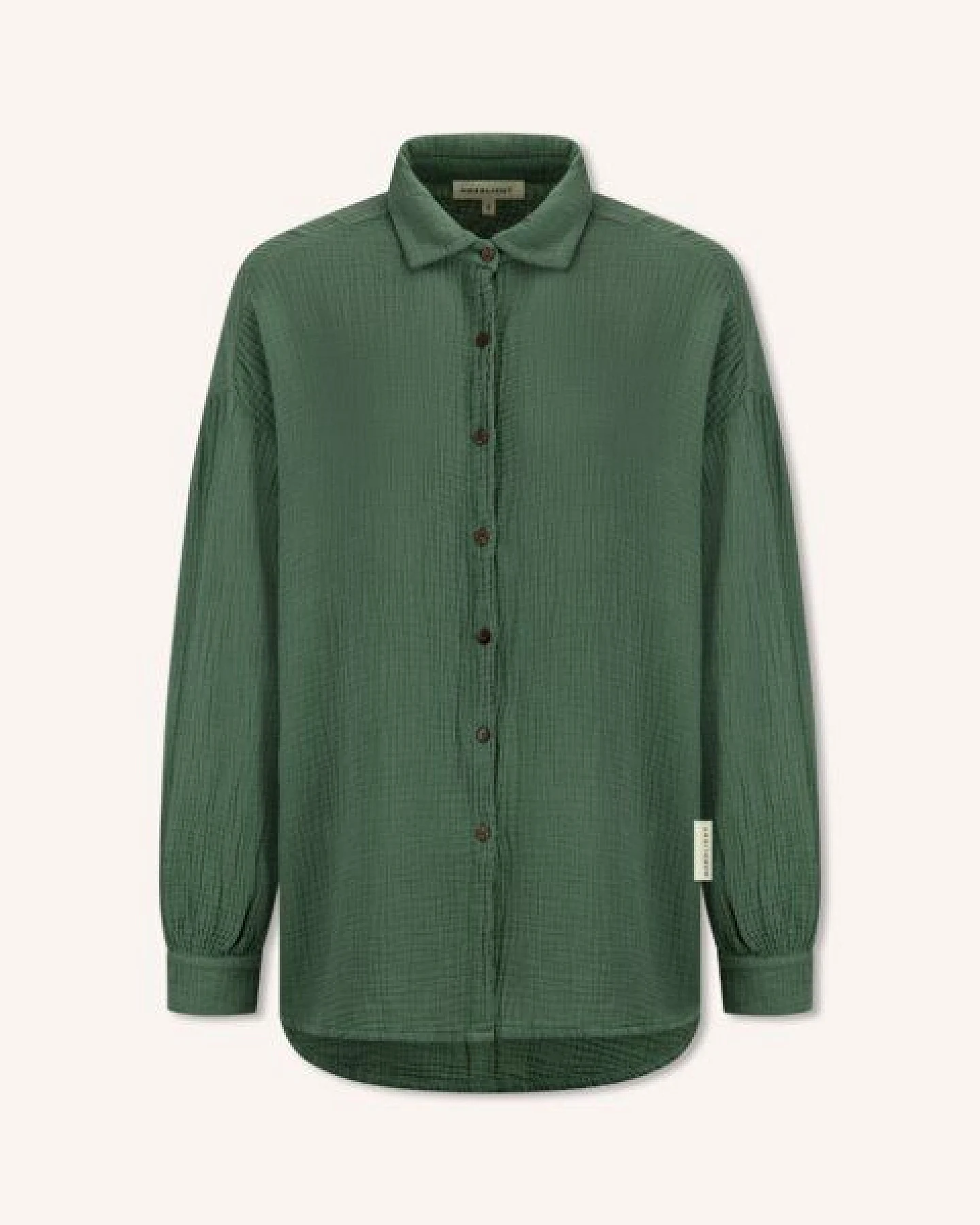 NORDLICHT Oversize Musselin Bluse Falla aus 100% Bio-Baumwolle – Ansicht 2
