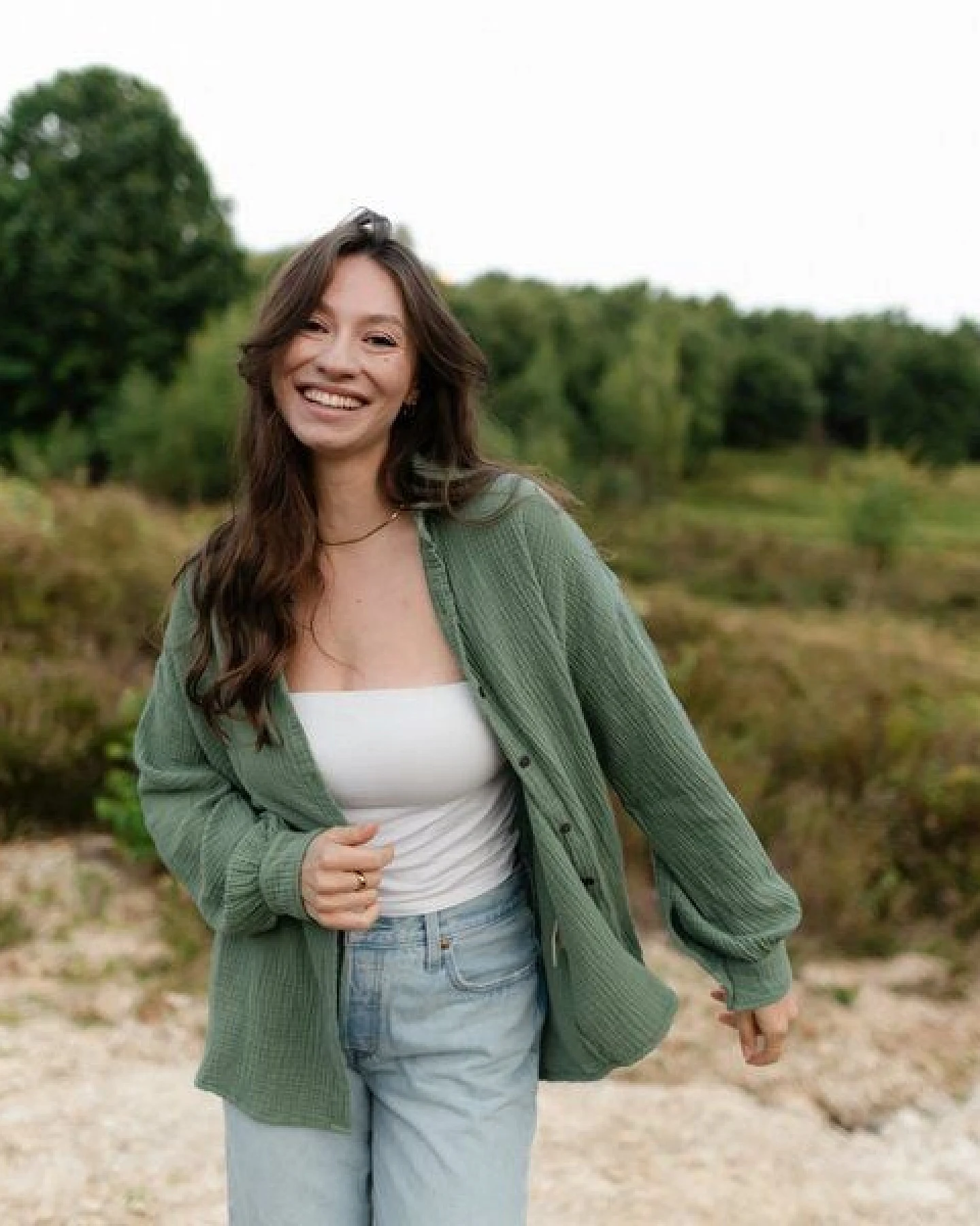 NORDLICHT Oversize Musselin Bluse Falla aus 100% Bio-Baumwolle – Ansicht 4