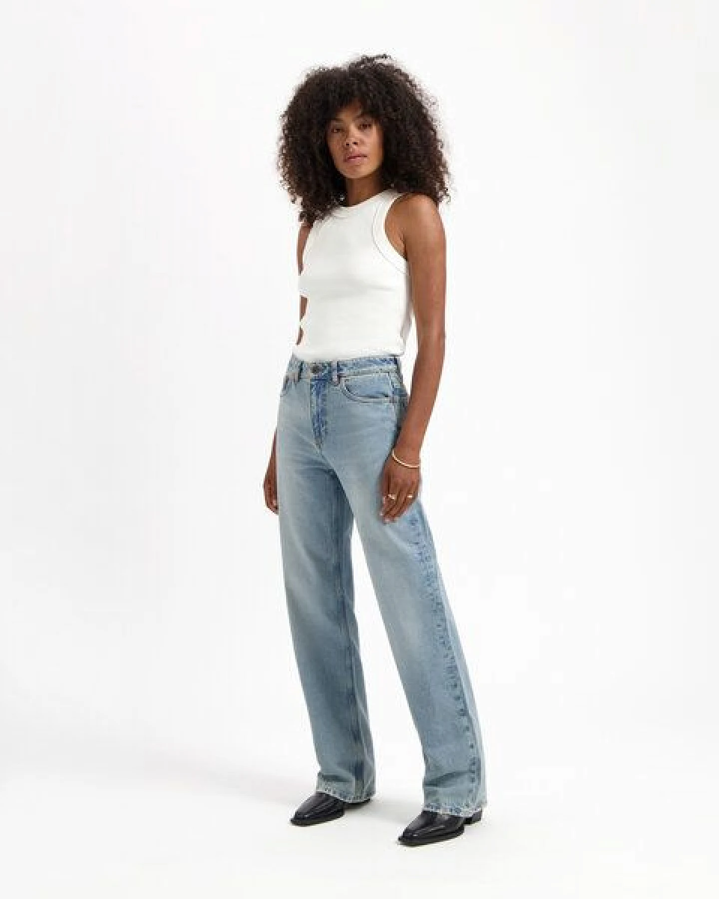 Kuyichi IZABELLA Loose Straight Fit Jeans (vintage blue) – Ansicht 2