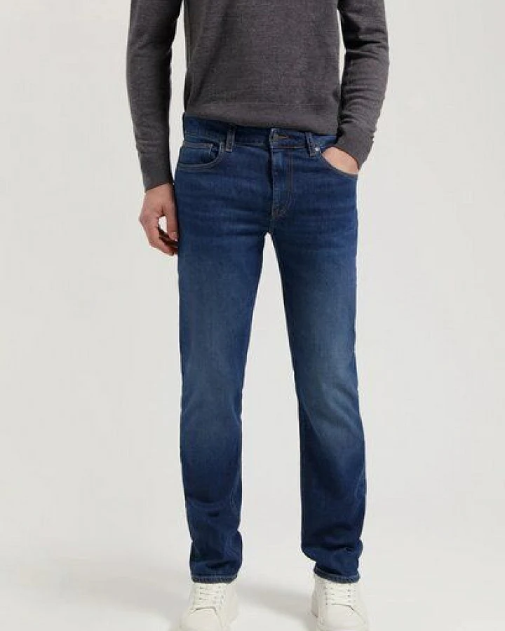 MUD Jeans Men Jeans Bryce Mid Straight aus einem Baumwolle / Tencel Mix