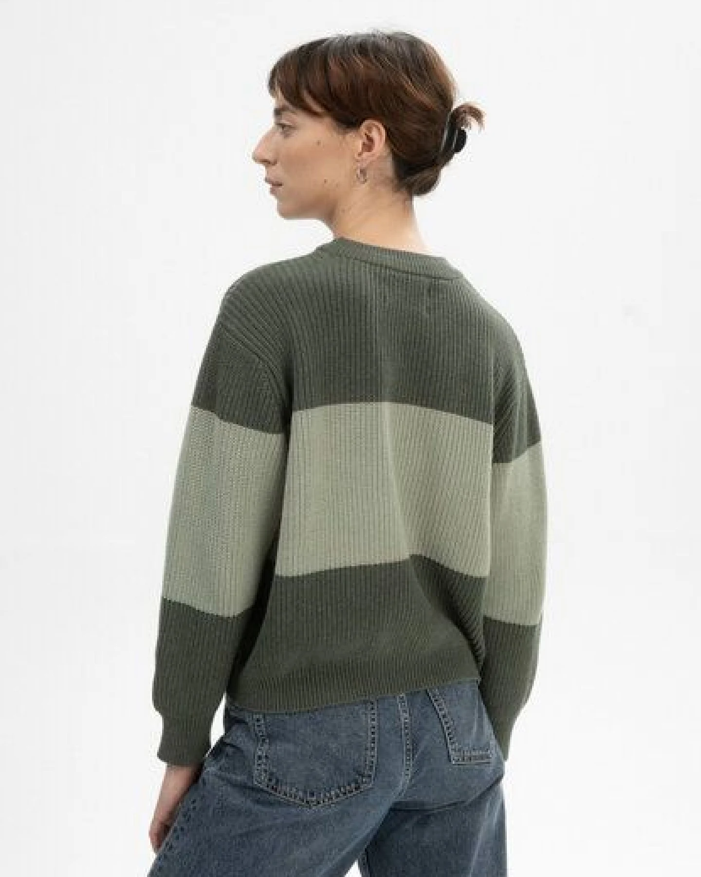 Rippstrick Pullover ADAH STRIPES – Ansicht 2
