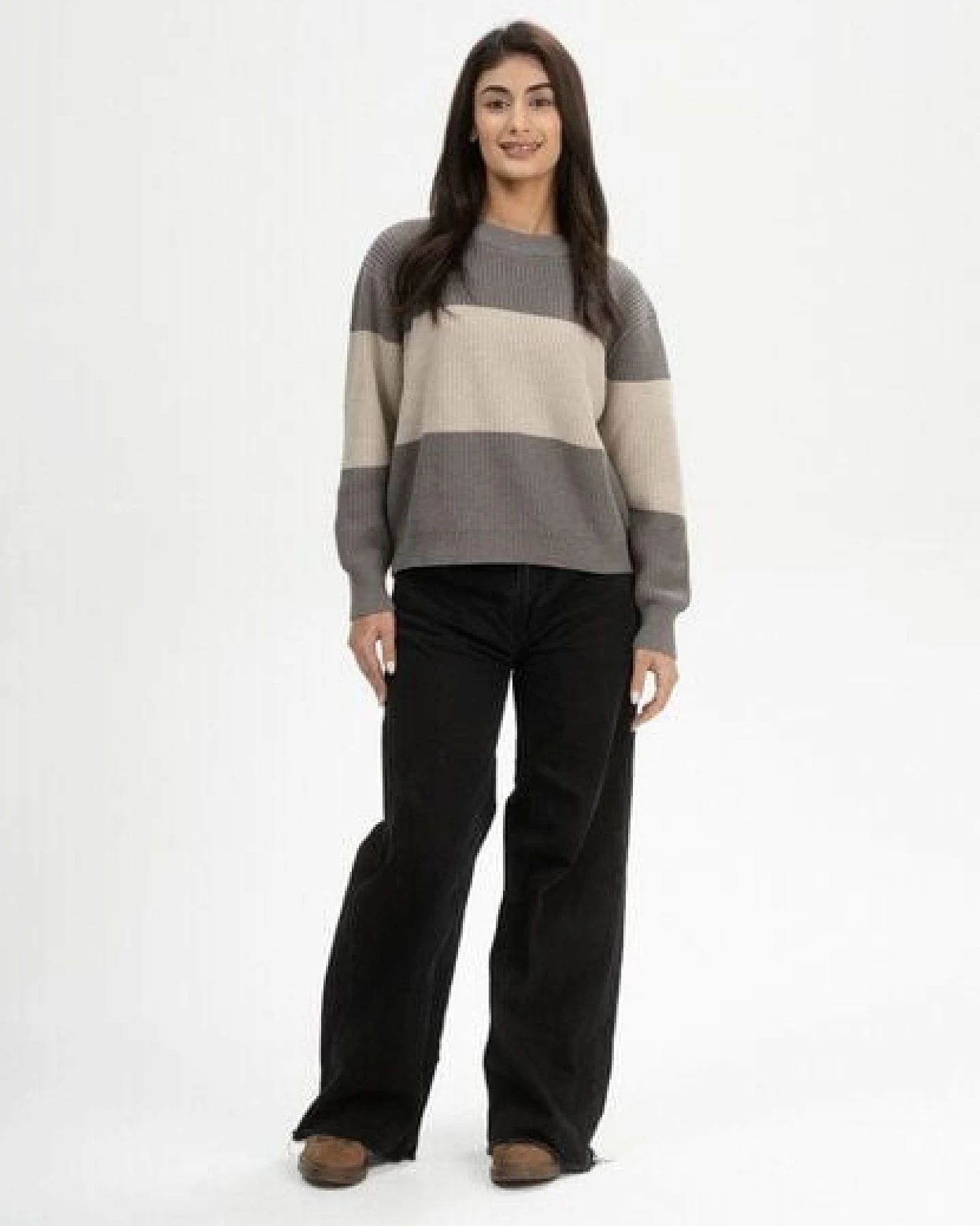 Rippstrick Pullover ADAH STRIPES – Ansicht 3