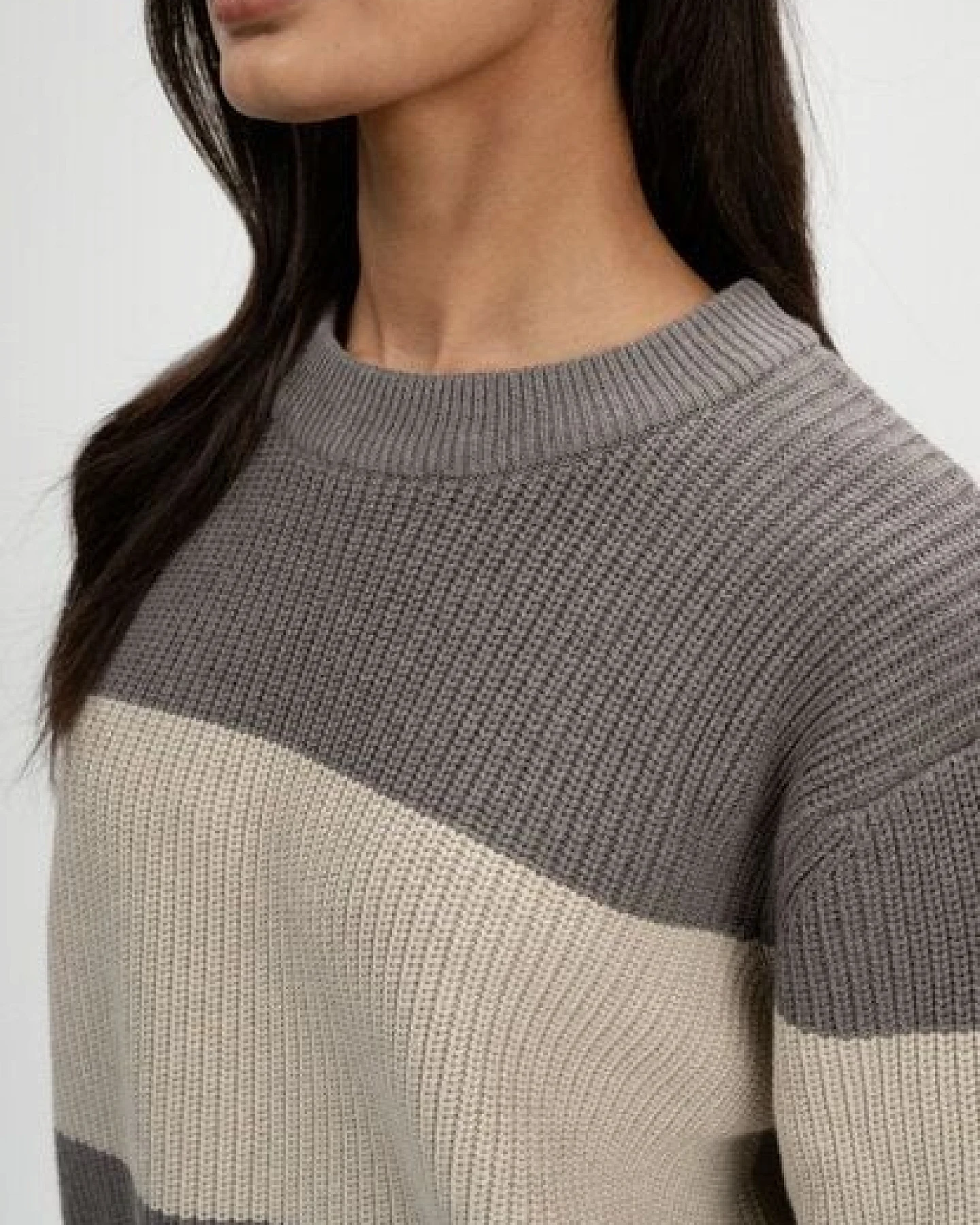 Rippstrick Pullover ADAH STRIPES – Ansicht 4