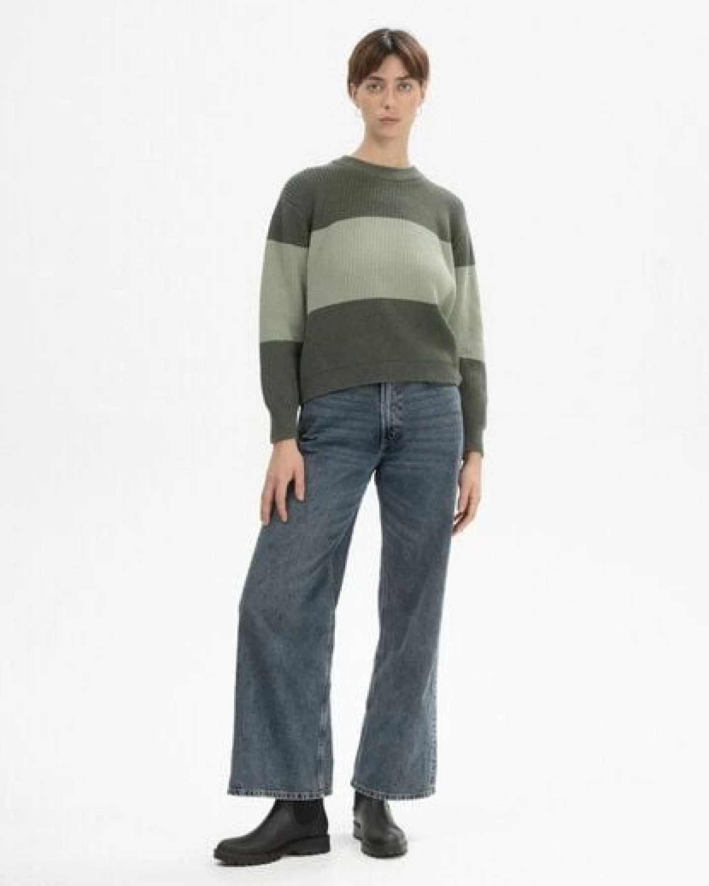 Rippstrick Pullover ADAH STRIPES – Ansicht 3