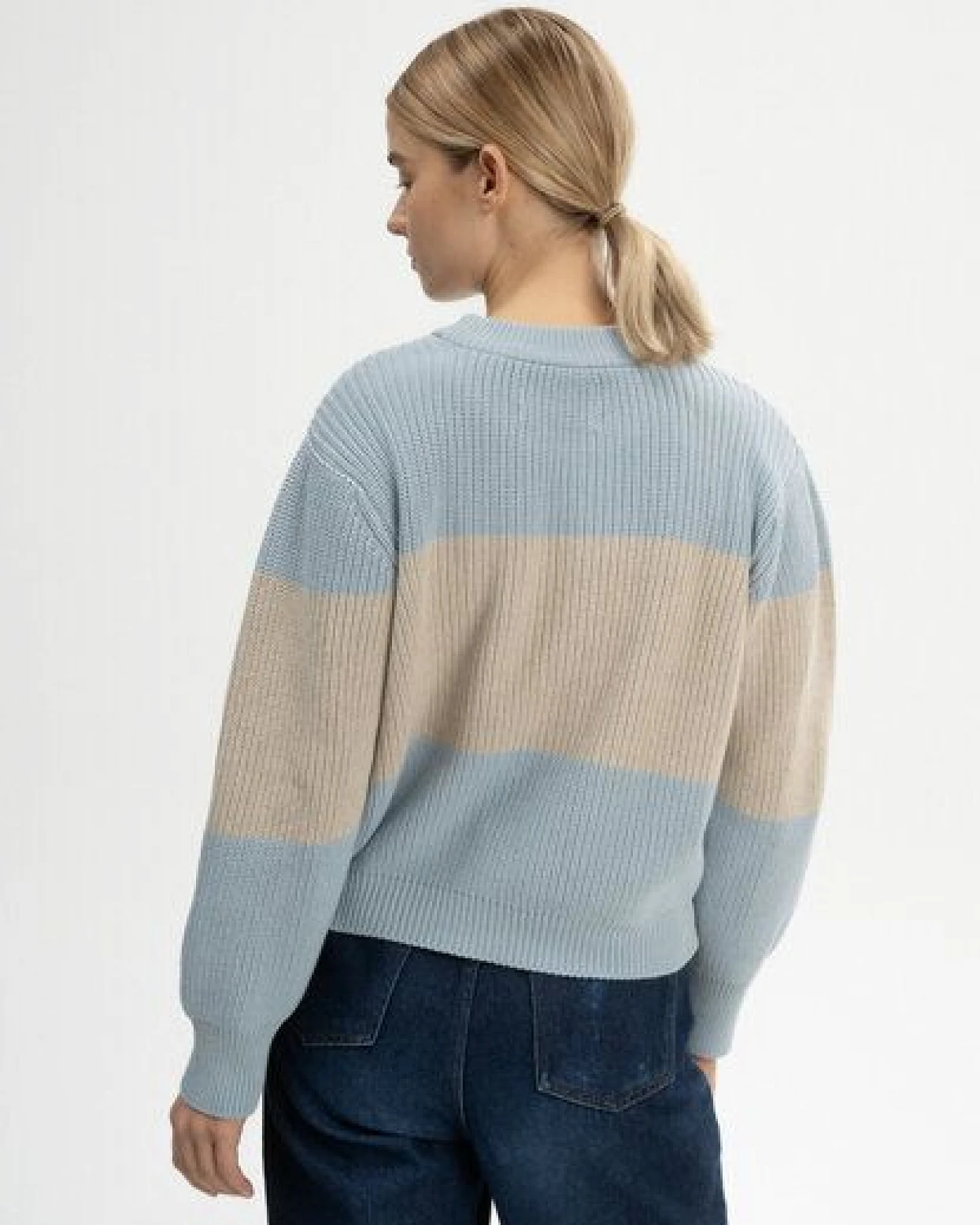 Rippstrick Pullover ADAH STRIPES – Ansicht 2