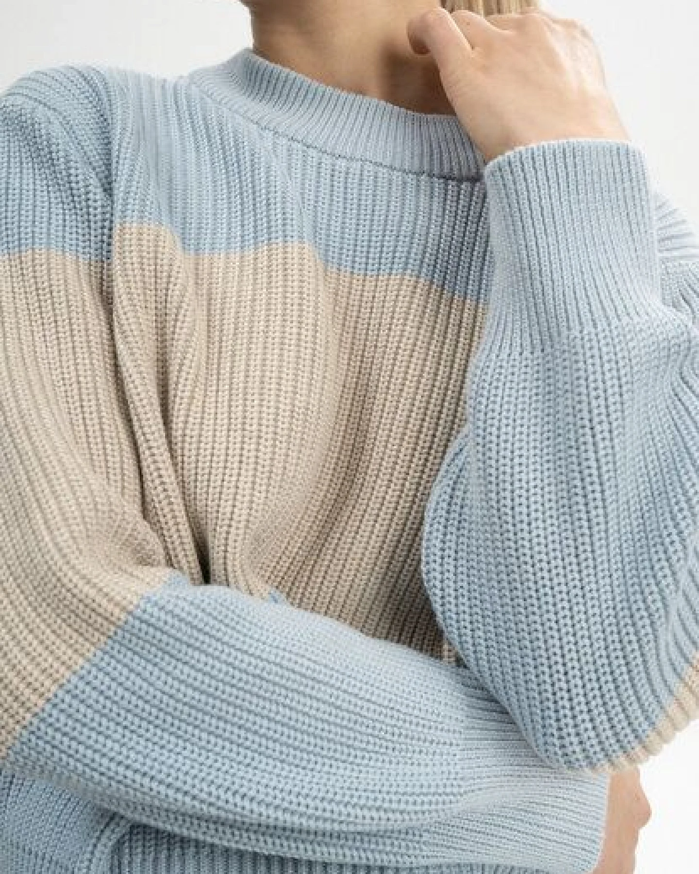 Rippstrick Pullover ADAH STRIPES – Ansicht 4