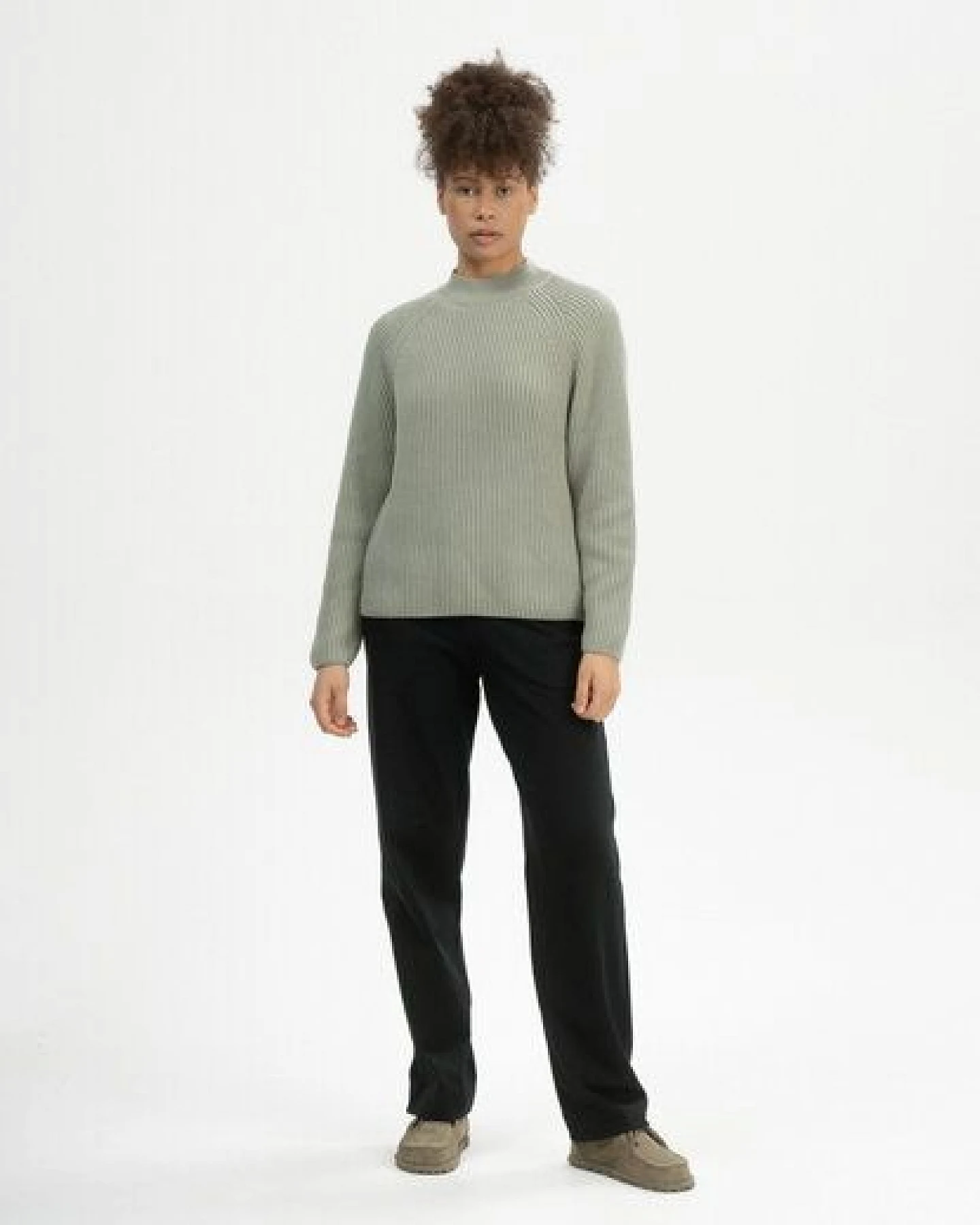 Rippstrick Stehkragenpullover ANALAH – Ansicht 3