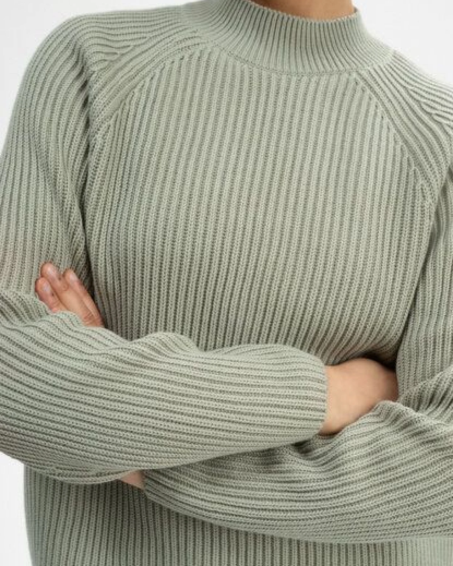 Rippstrick Stehkragenpullover ANALAH – Ansicht 4