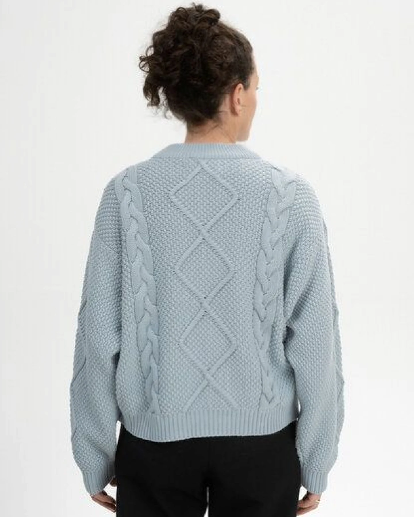 Zopfmuster Strickpullover SAMAIRA – Ansicht 2