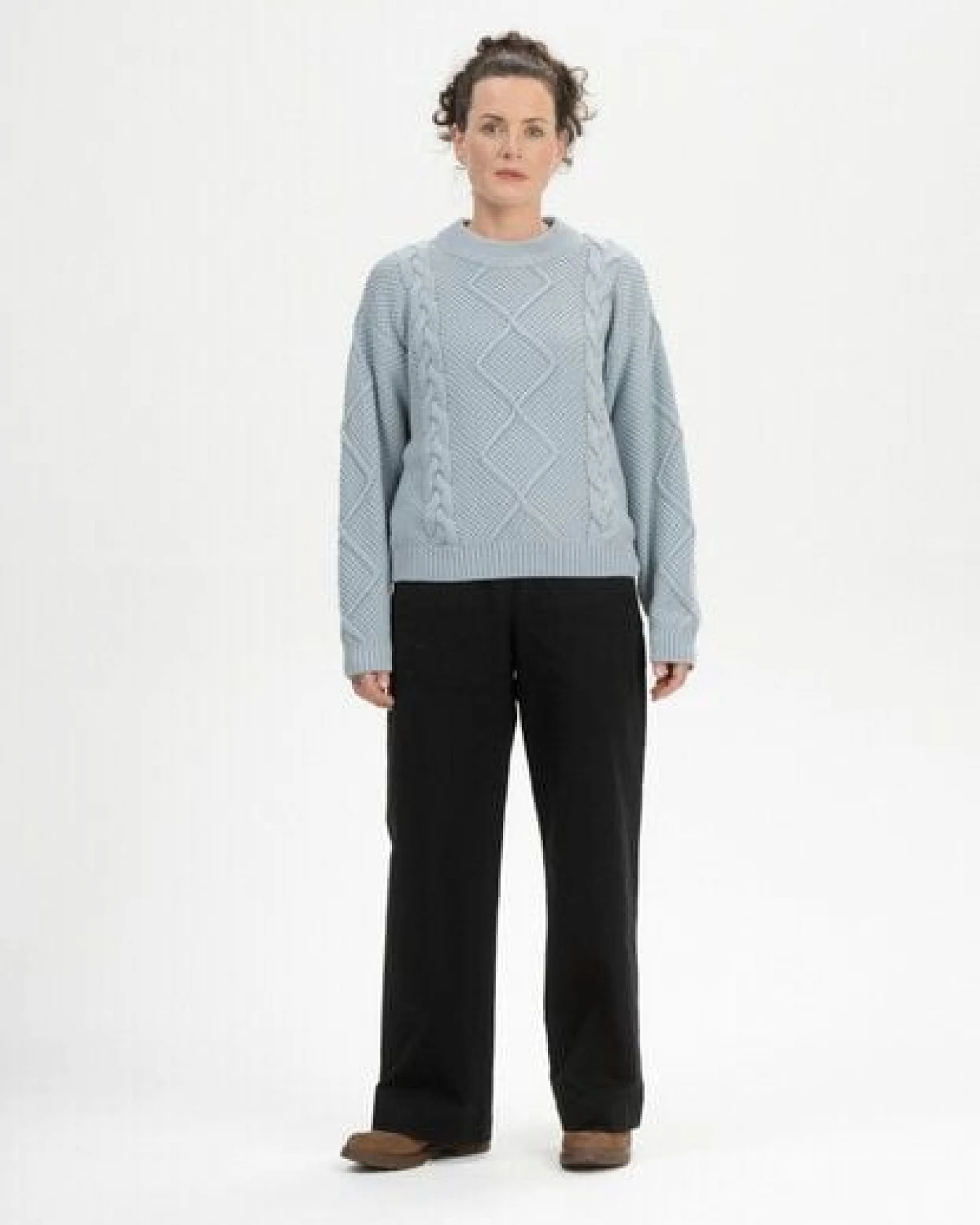Zopfmuster Strickpullover SAMAIRA – Ansicht 3