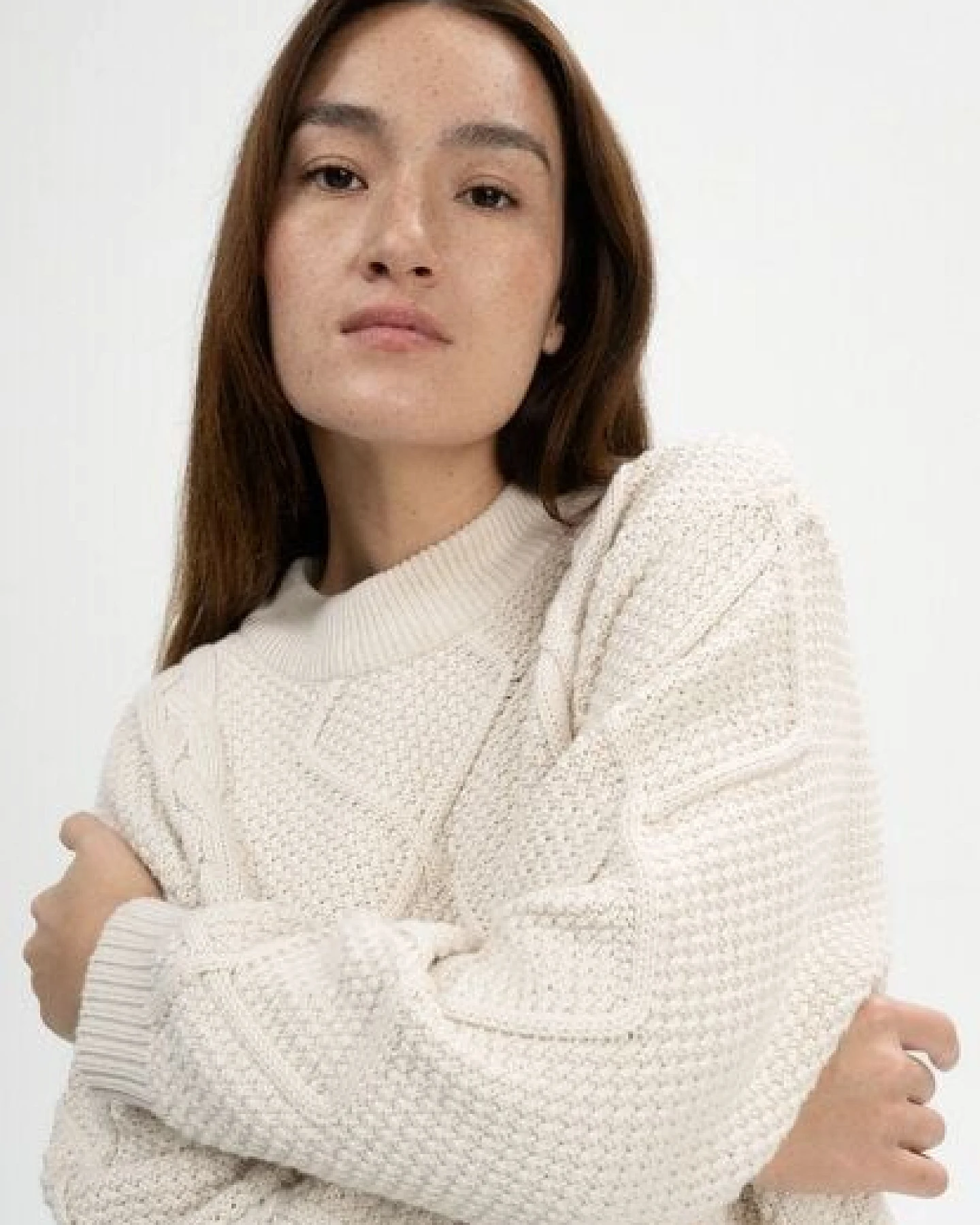 Zopfmuster Strickpullover SAMAIRA – Ansicht 4