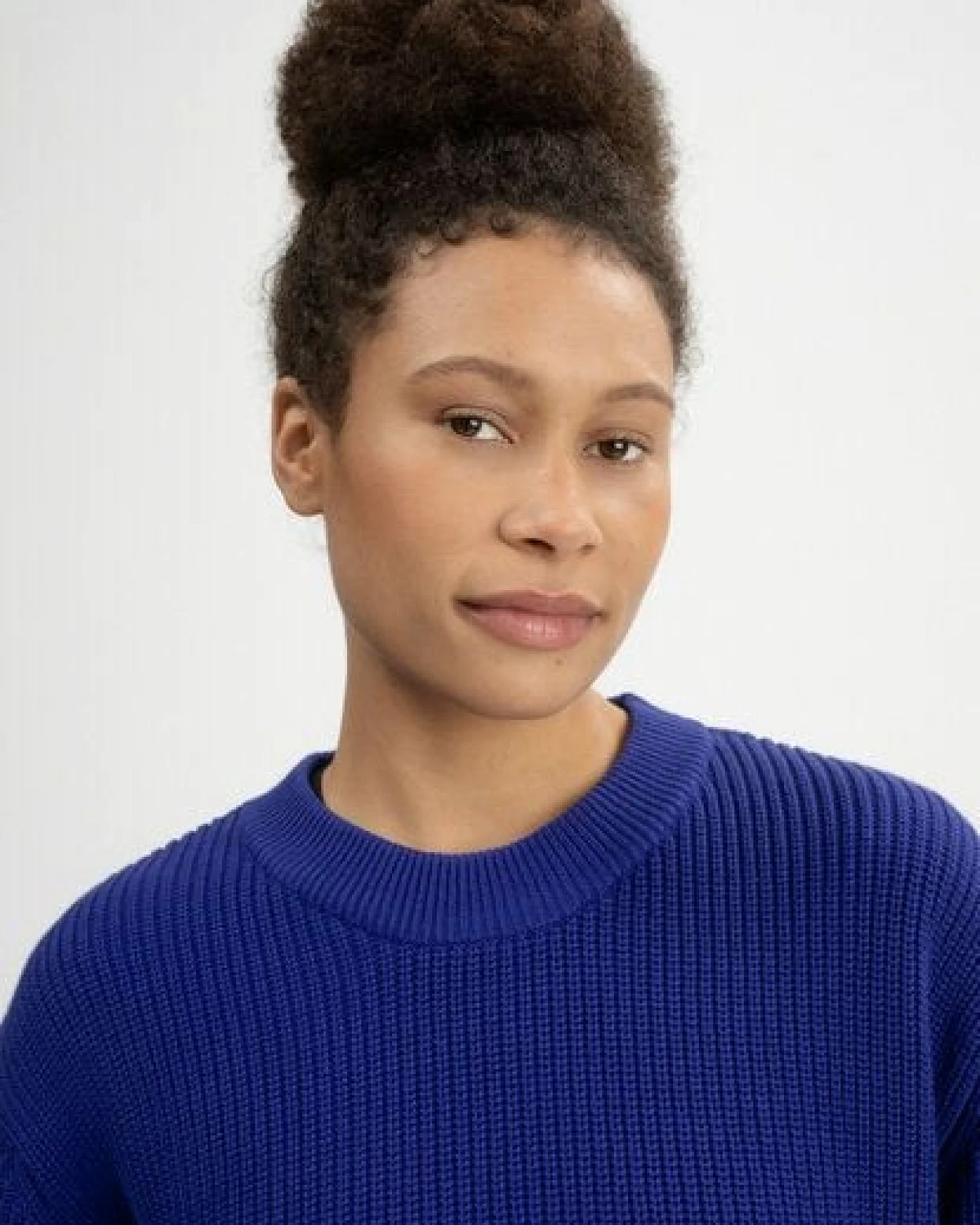 MELA Rippstrick Pullover Style ADAH aus 100% Bio-Baumwolle – Ansicht 4