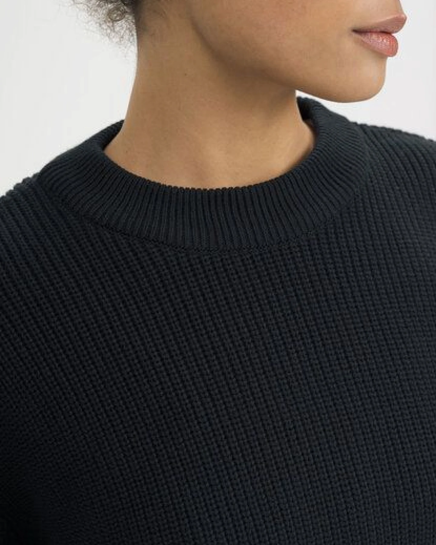 MELA Rippstrick Pullover Style ADAH aus 100% Bio-Baumwolle – Ansicht 4