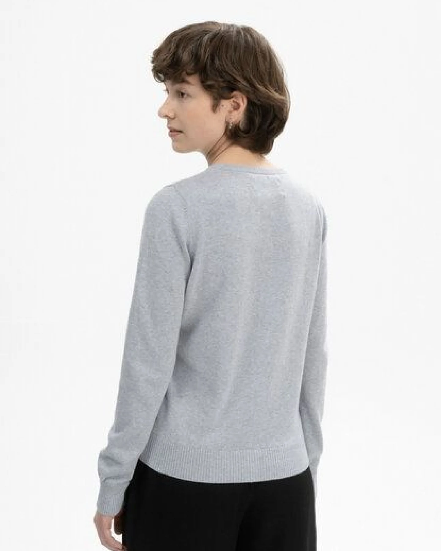 MELA Feinstrick Cardigan Style NAMEEN aus 100% Bio-Baumwolle – Ansicht 2