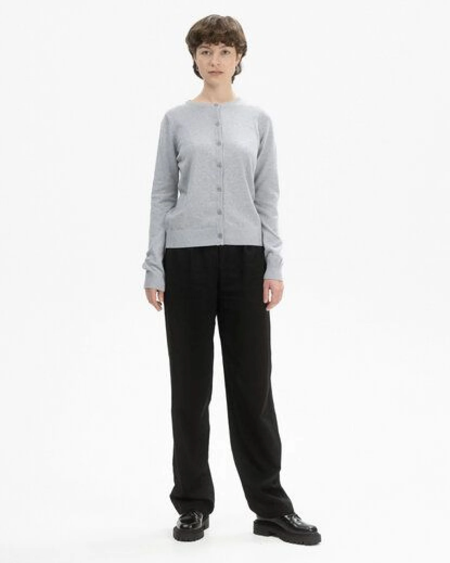 MELA Feinstrick Cardigan Style NAMEEN aus 100% Bio-Baumwolle – Ansicht 3