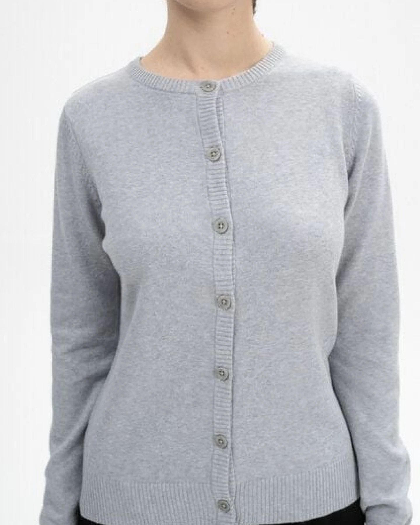MELA Feinstrick Cardigan Style NAMEEN aus 100% Bio-Baumwolle – Ansicht 4