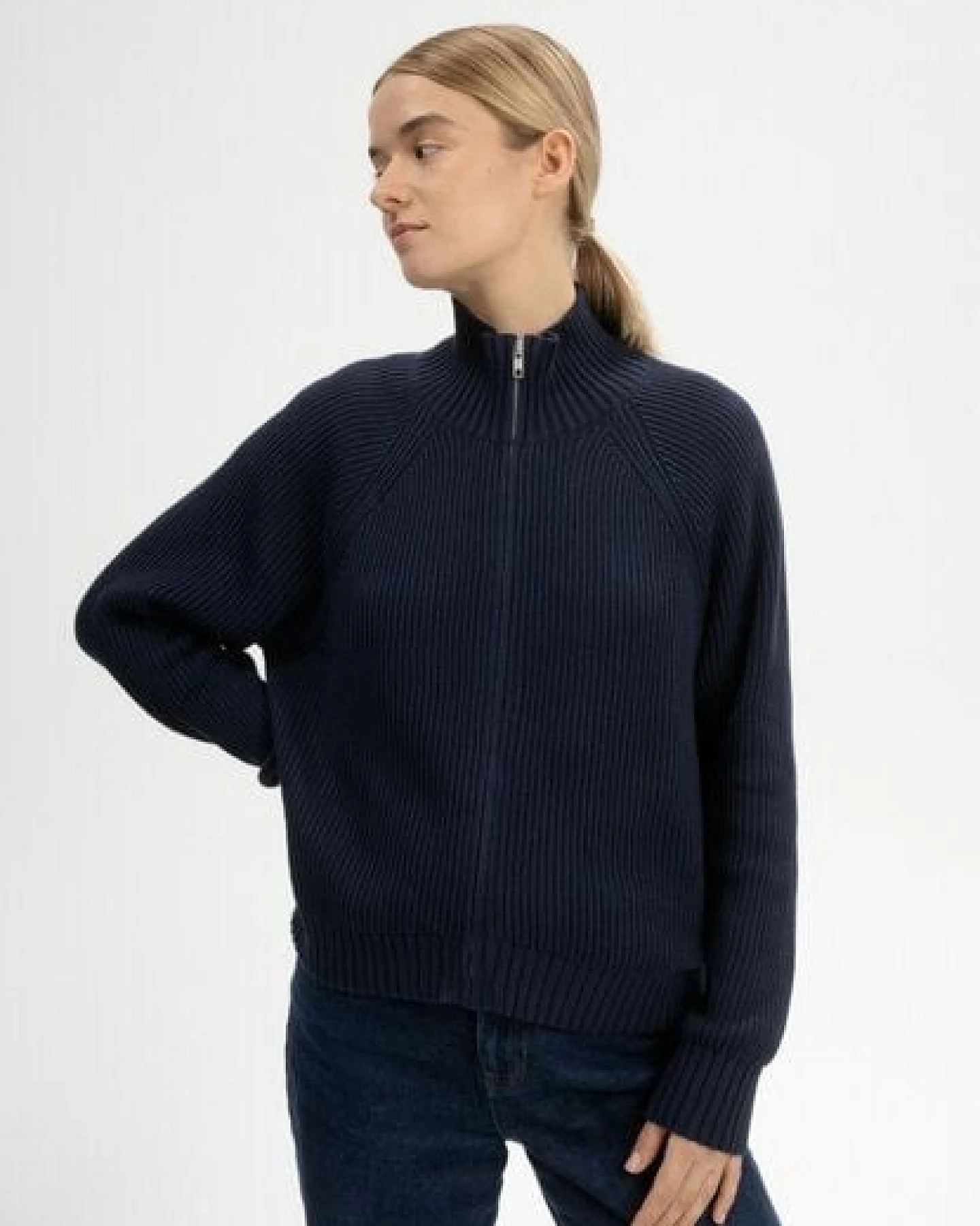 Rippstrick Jacke KAMUKA – Ansicht 2