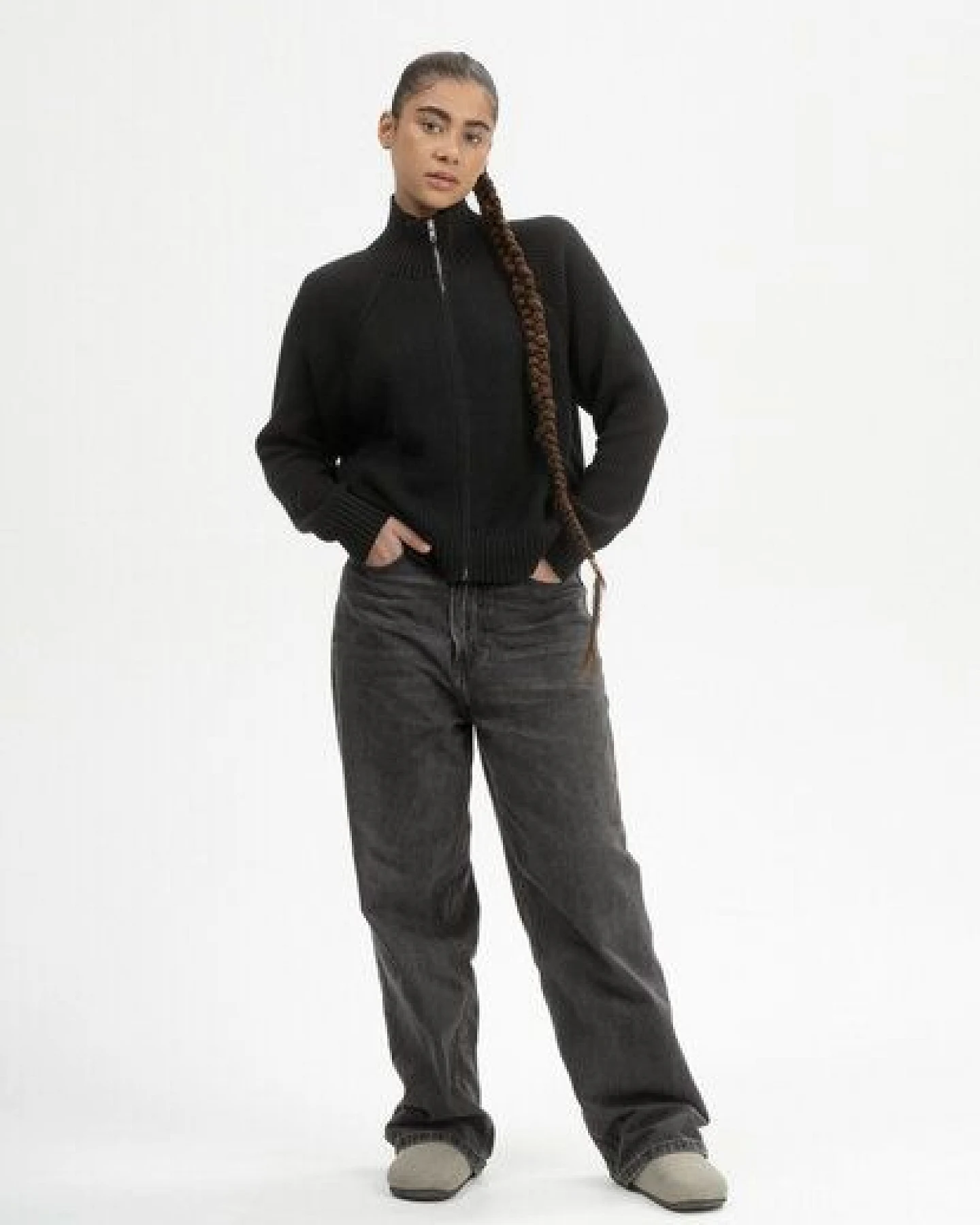 Rippstrick Jacke KAMUKA – Ansicht 3