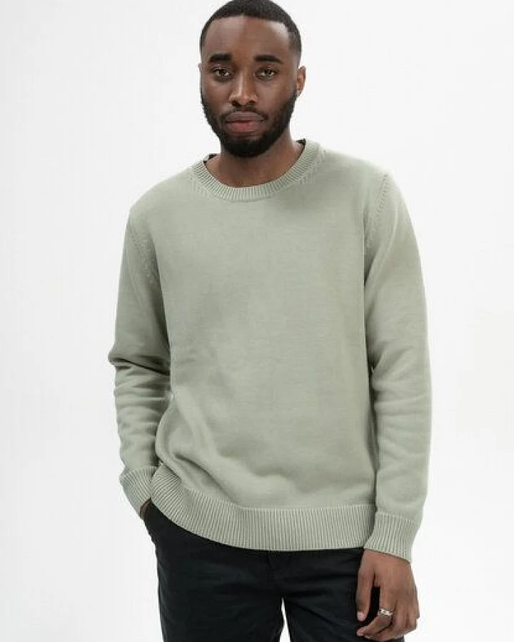 Produktseite: MELA Strickpullover Style CHARUN aus 100% Bio-Baumwolle