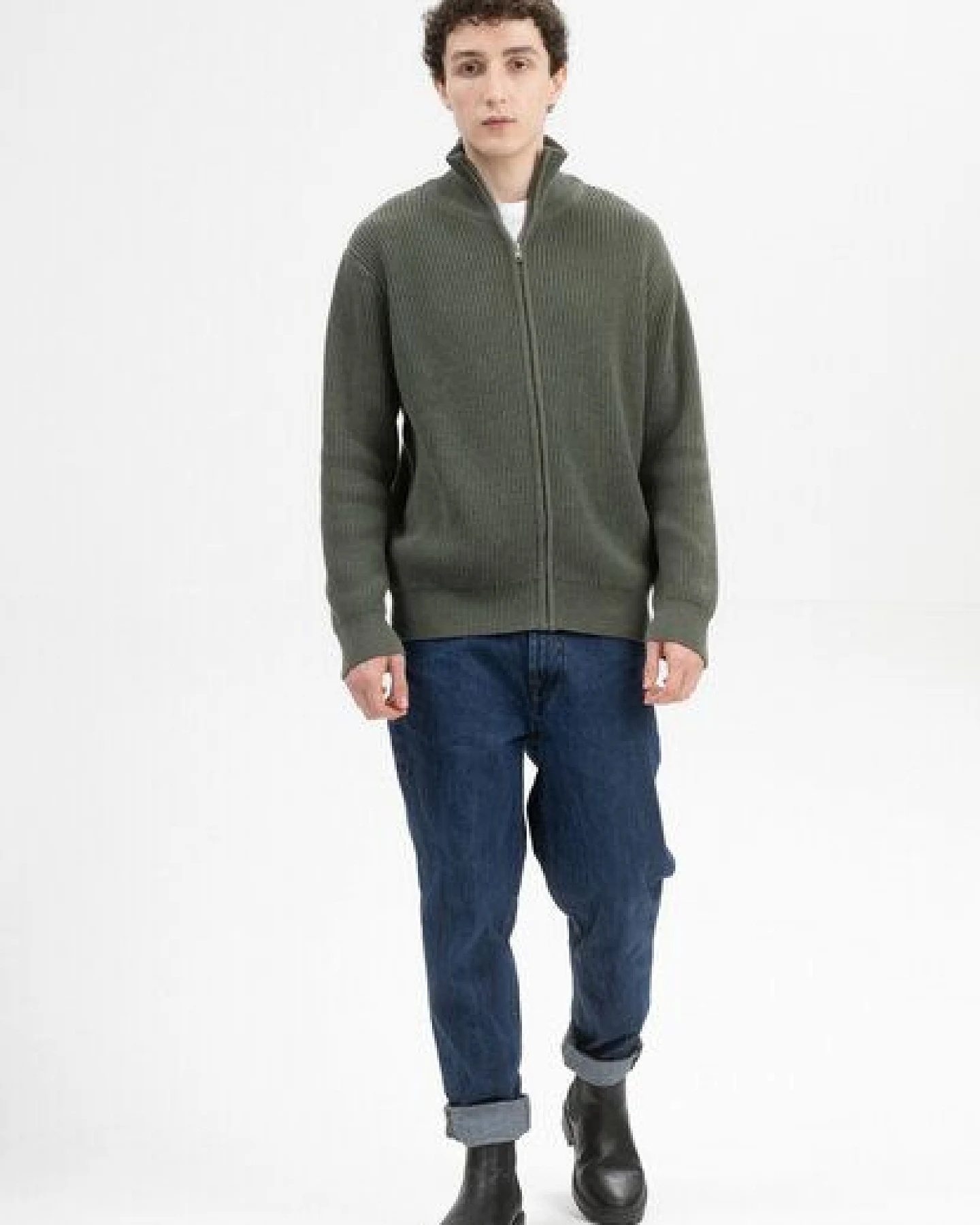Rippstrick Jacke TAKSH – Ansicht 3