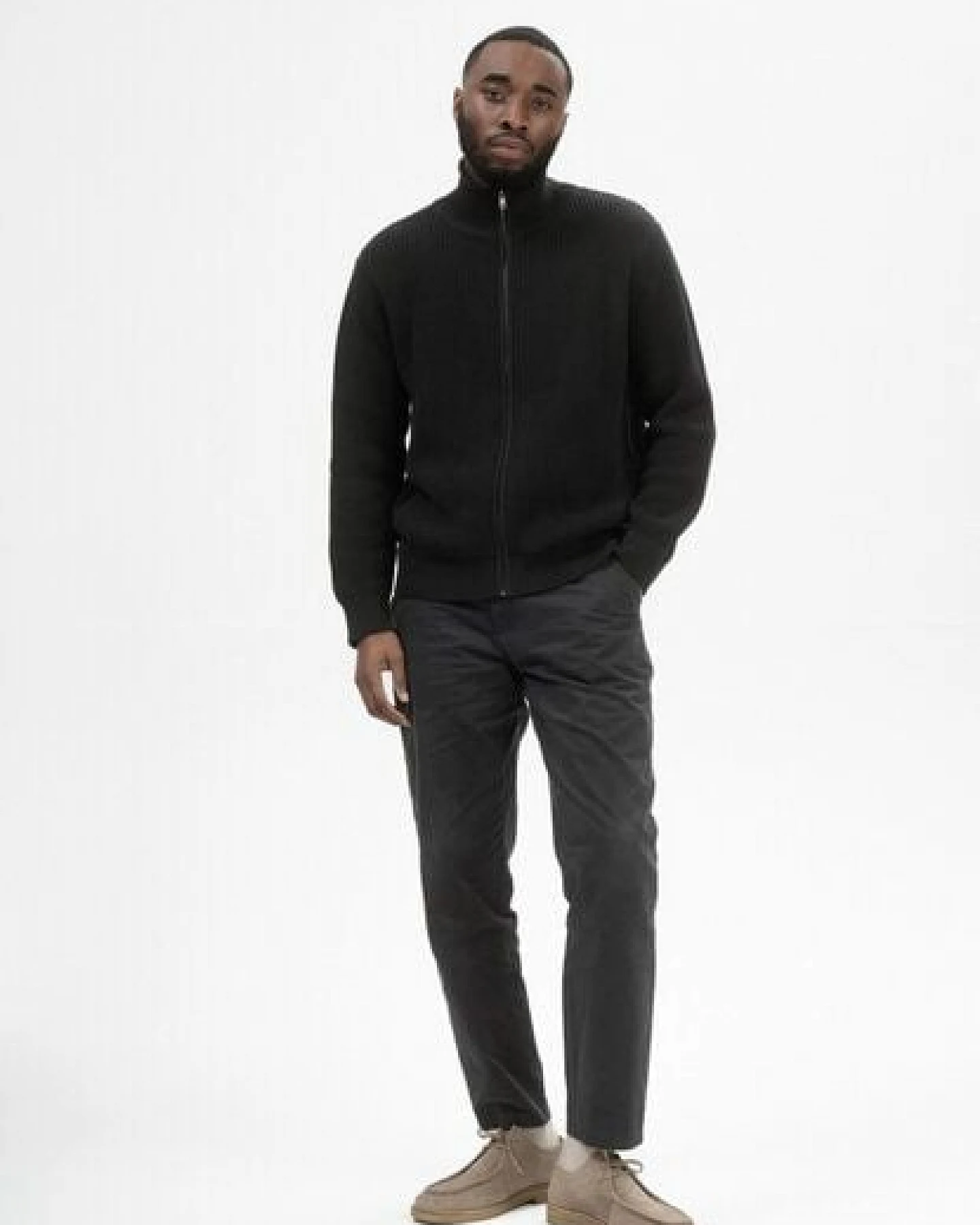 Rippstrick Jacke TAKSH – Ansicht 3