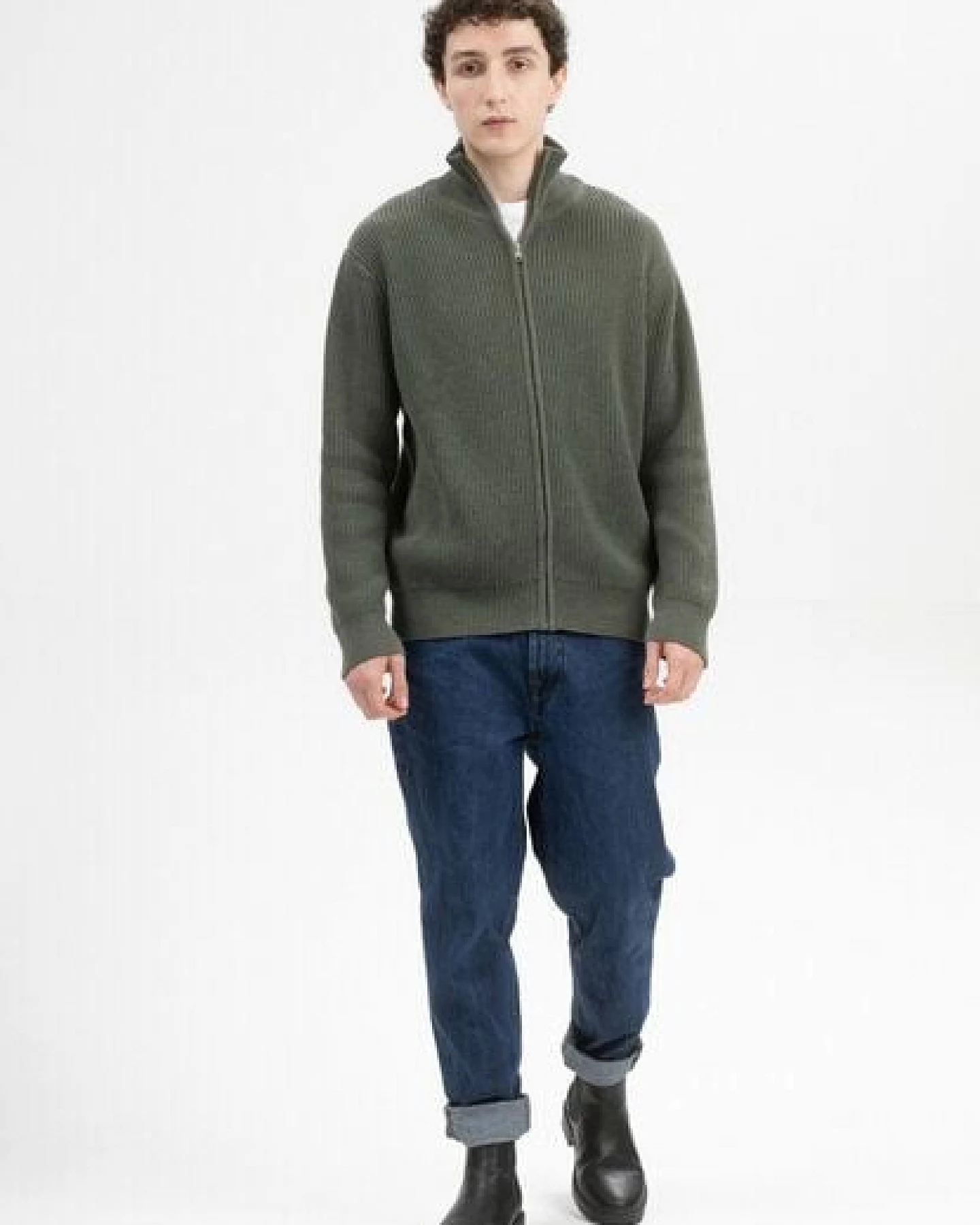 Rippstrick Jacke TAKSH – Ansicht 3