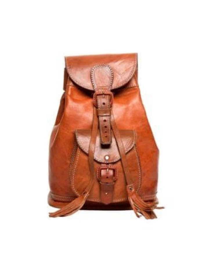 hecho. Lederrucksack "Carla“