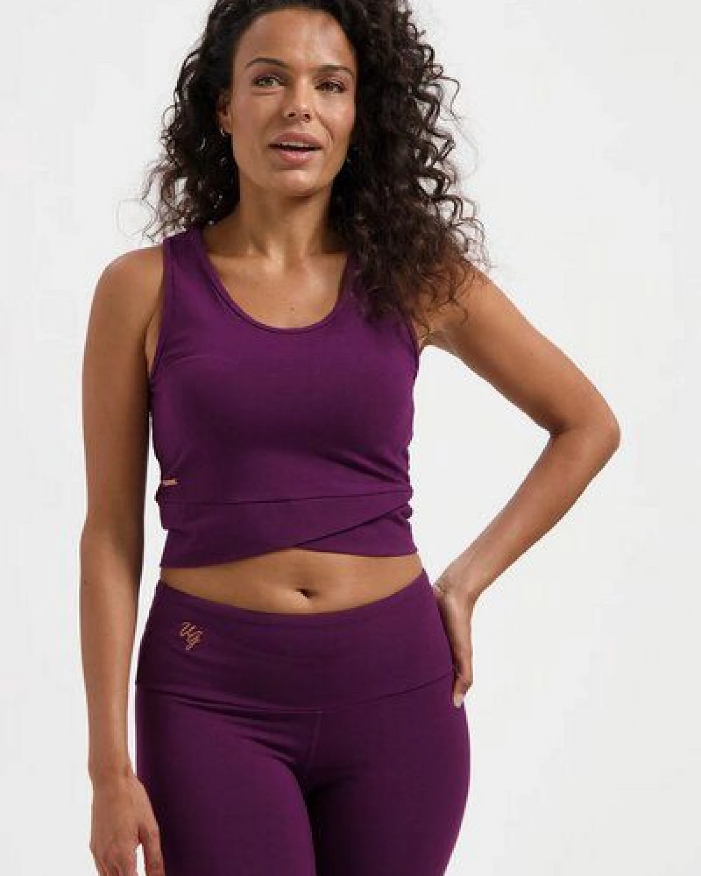 Urban Goddess Sati Yoga Crop Tank Top – Ansicht 2