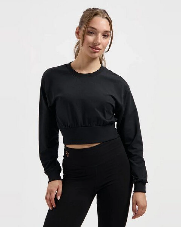 Urban Goddess Naya Cropped Yoga Longsleeve