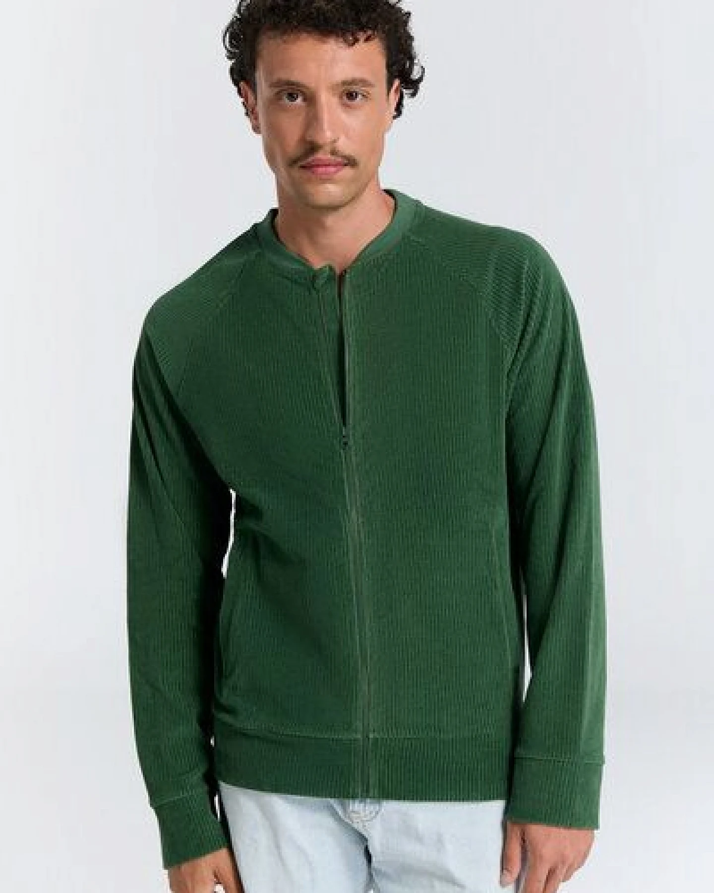 Leela Cotton Unisex Baseballjacke – Ansicht 2