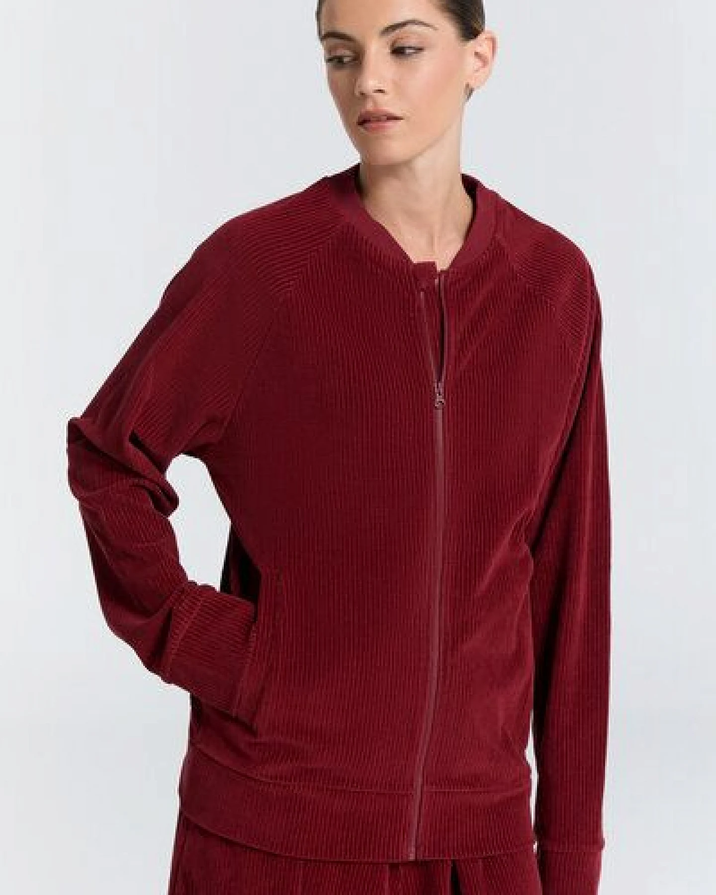 Leela Cotton Unisex Baseballjacke – Ansicht 2