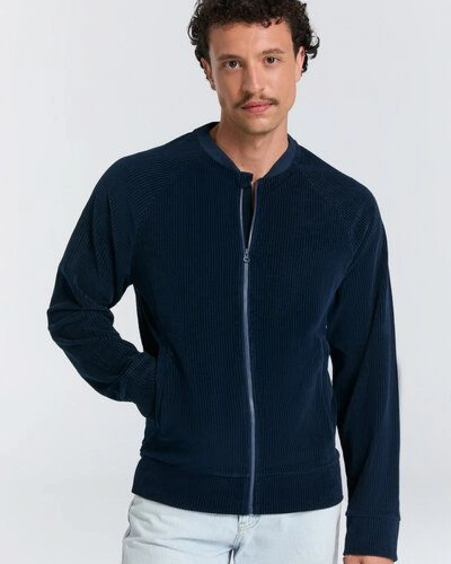 Leela Cotton Unisex Baseballjacke – Ansicht 2