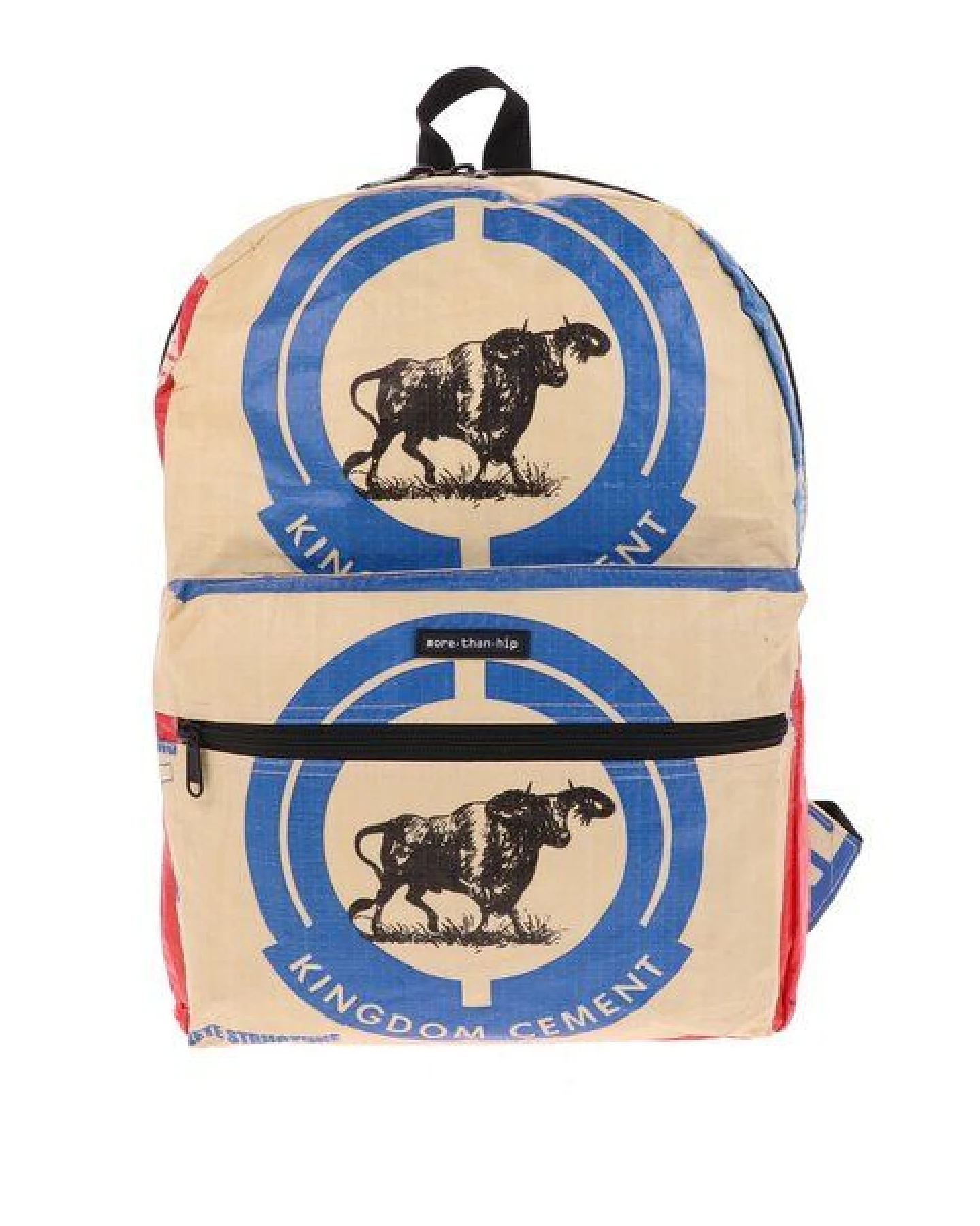 MoreThanHip Leichter A4-Rucksack aus recyceltem kambodschanischem Zementsack – CemLite – Ansicht 2