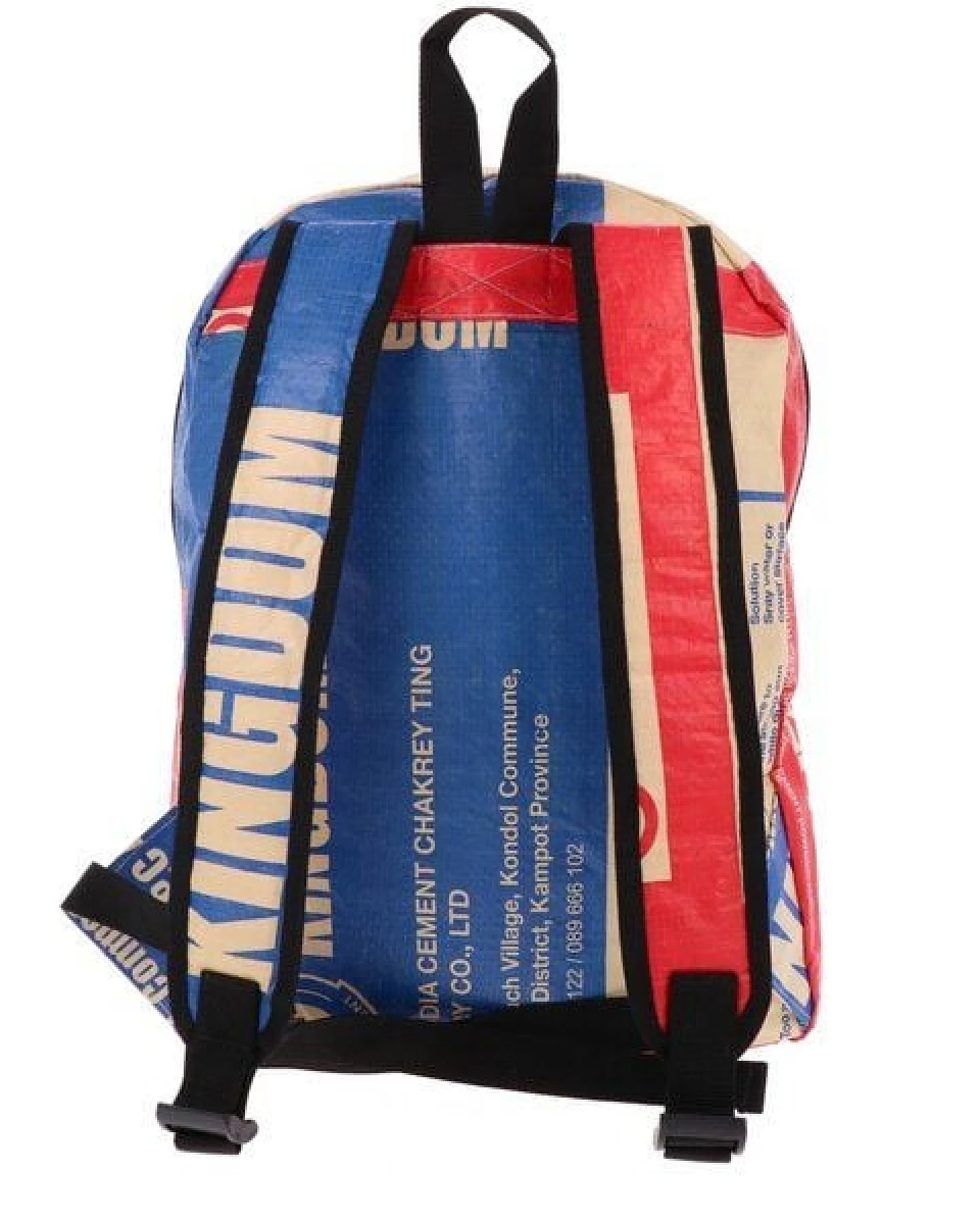 MoreThanHip Leichter A4-Rucksack aus recyceltem kambodschanischem Zementsack – CemLite – Ansicht 4