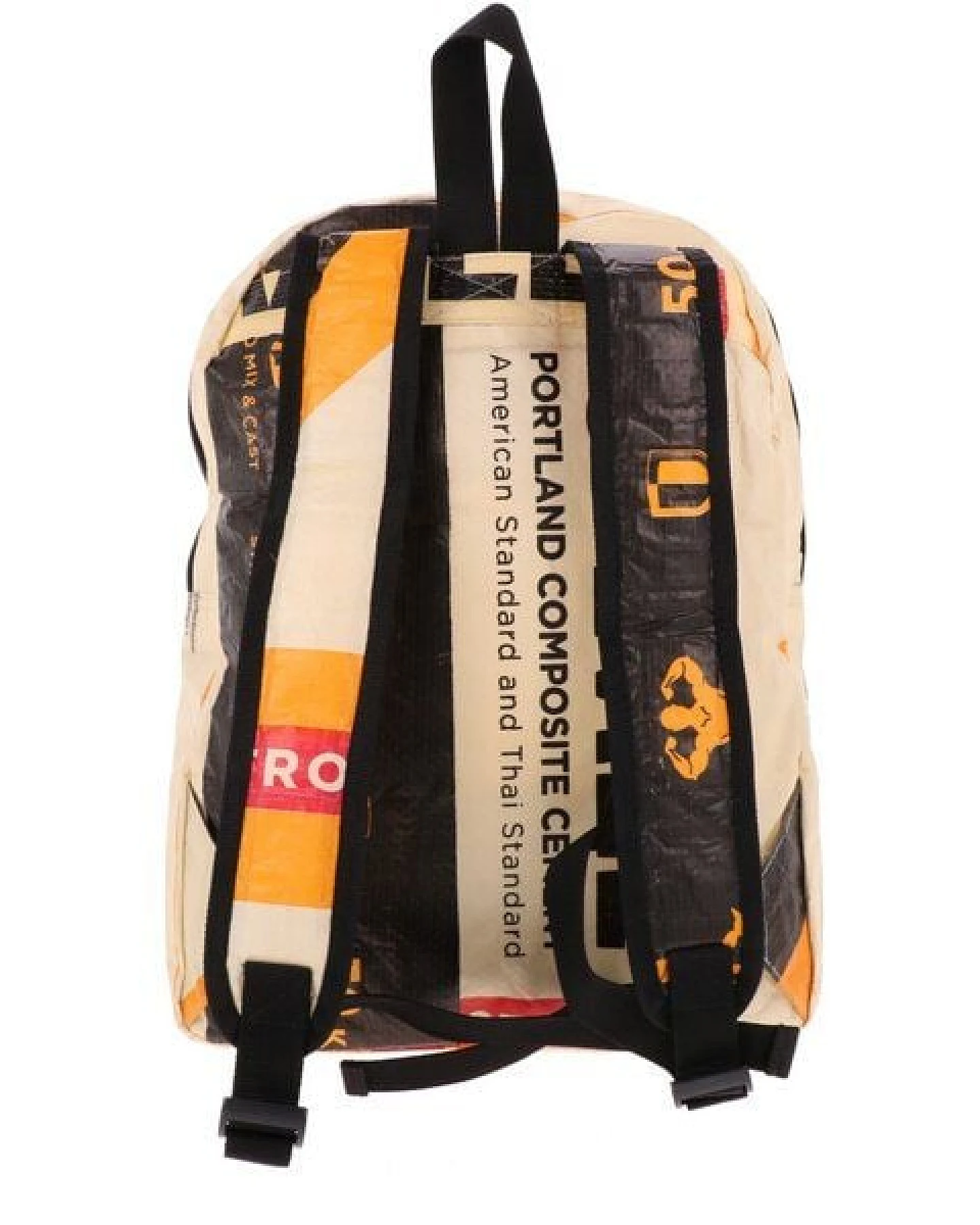 MoreThanHip Leichter A4-Rucksack aus recyceltem kambodschanischem Zementsack – CemLite – Ansicht 4