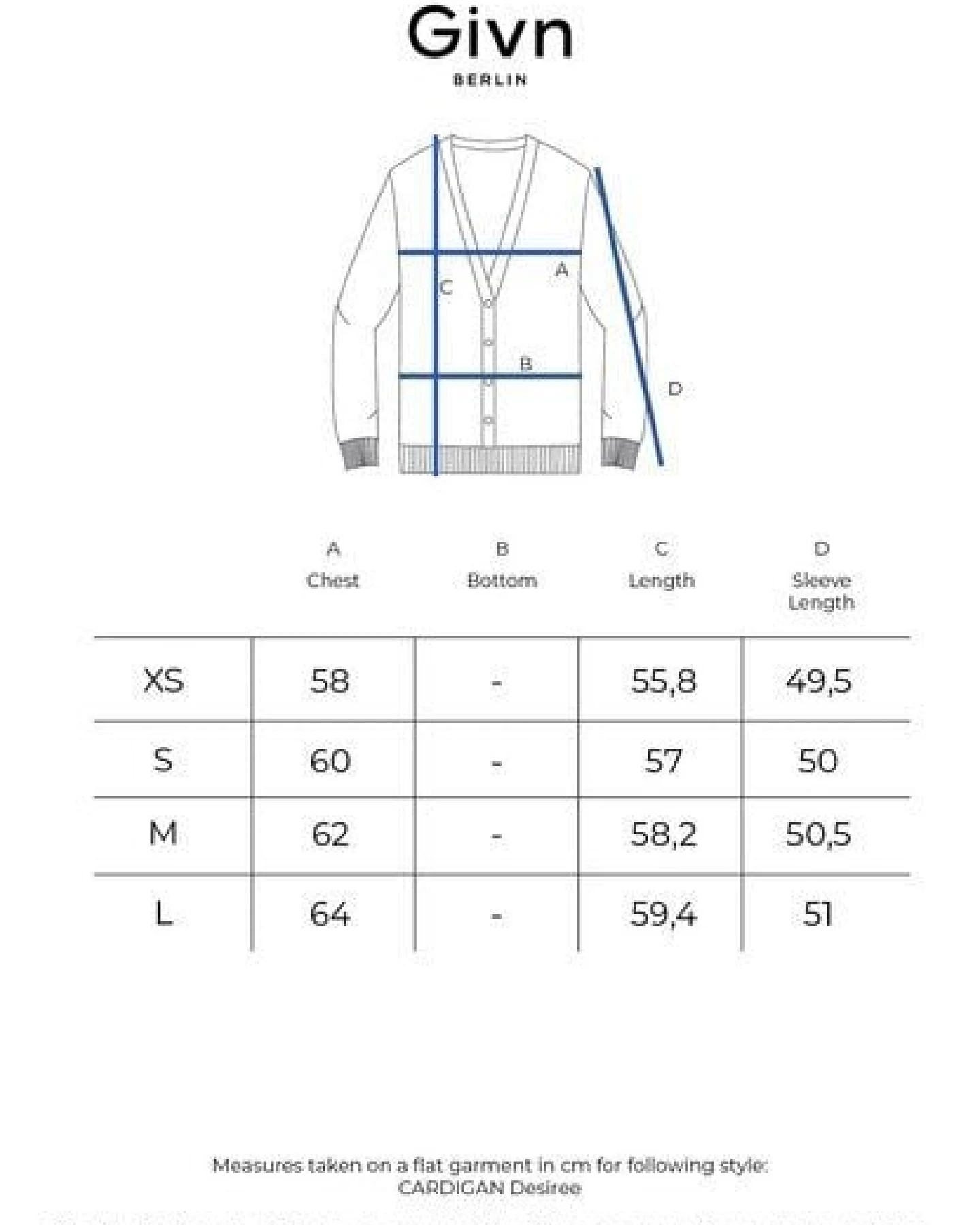 Givn Berlin Strickcardigan GBDESIREE oversize aus Bio-Baumwolle mit Perlmuster-Strick – Ansicht 3