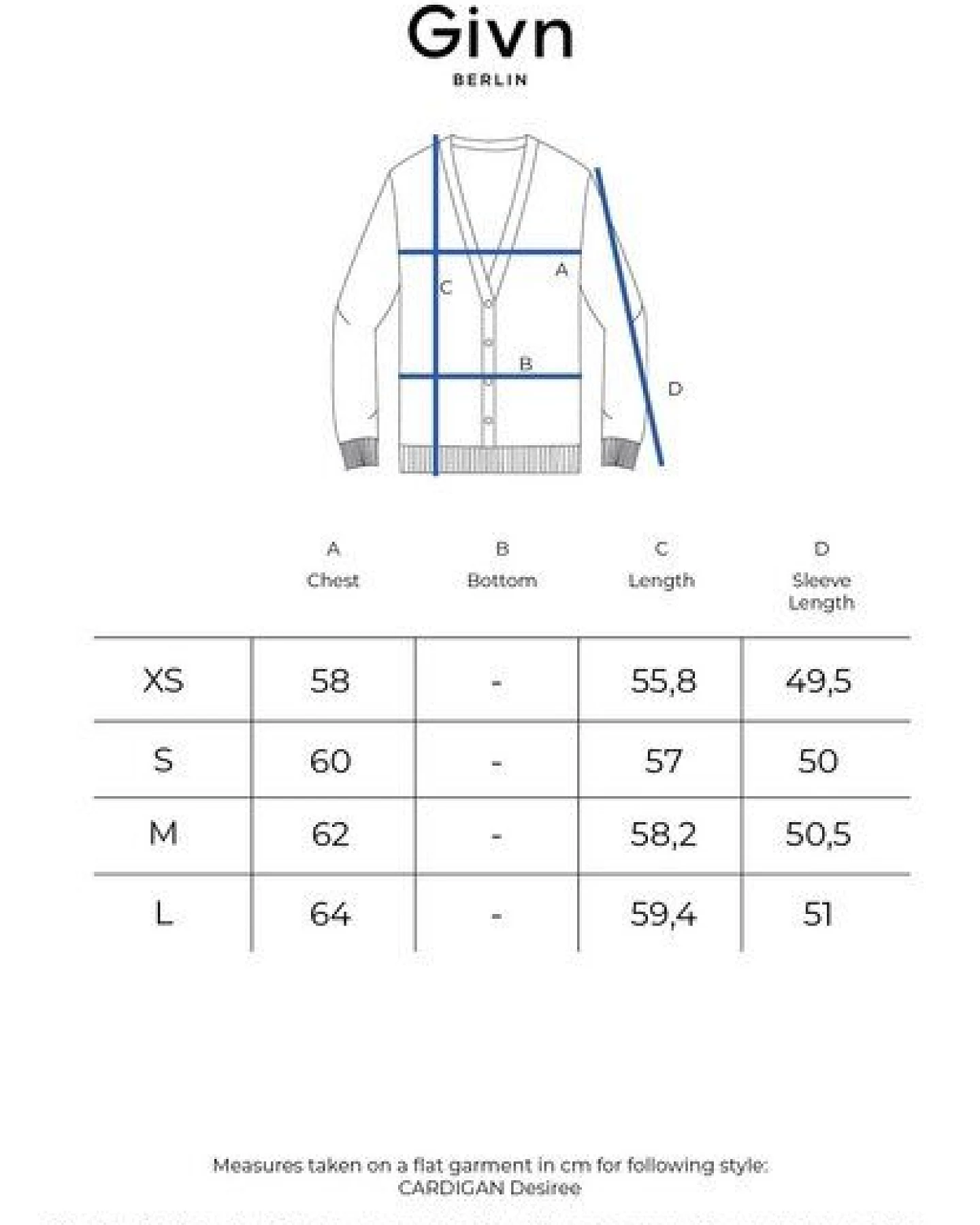 Givn Berlin Strickcardigan GBDESIREE oversize aus Bio-Baumwolle mit Perlmuster-Strick – Ansicht 3