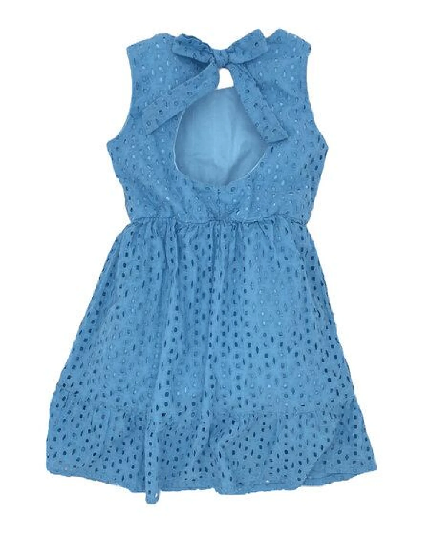 Marraine Kids Kleid LACE aus Bio-Baumwolle – Lochstickerei & Schleifendetail – Ansicht 3
