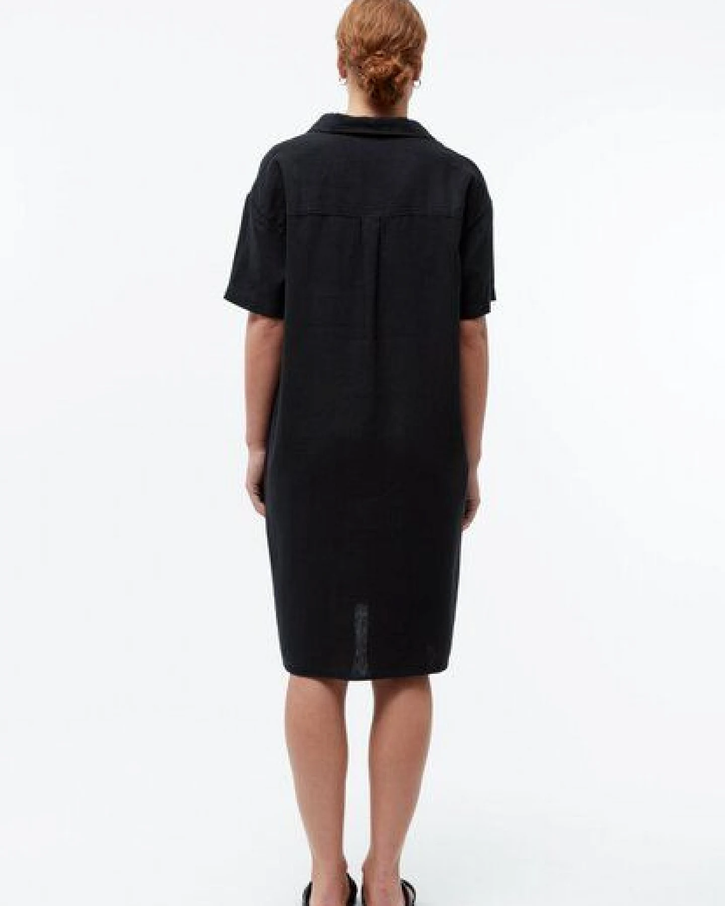 Givn Berlin Leinenkleid GBELAINE mit Polokragen – Ansicht 2