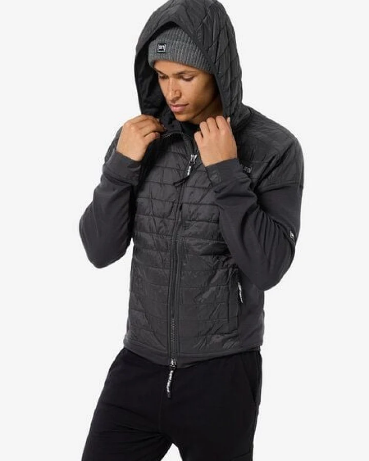super.natural Sportjacke M WARM UP ALOOF JACKET Merino Jacke mit Primaloft Bio Softshell