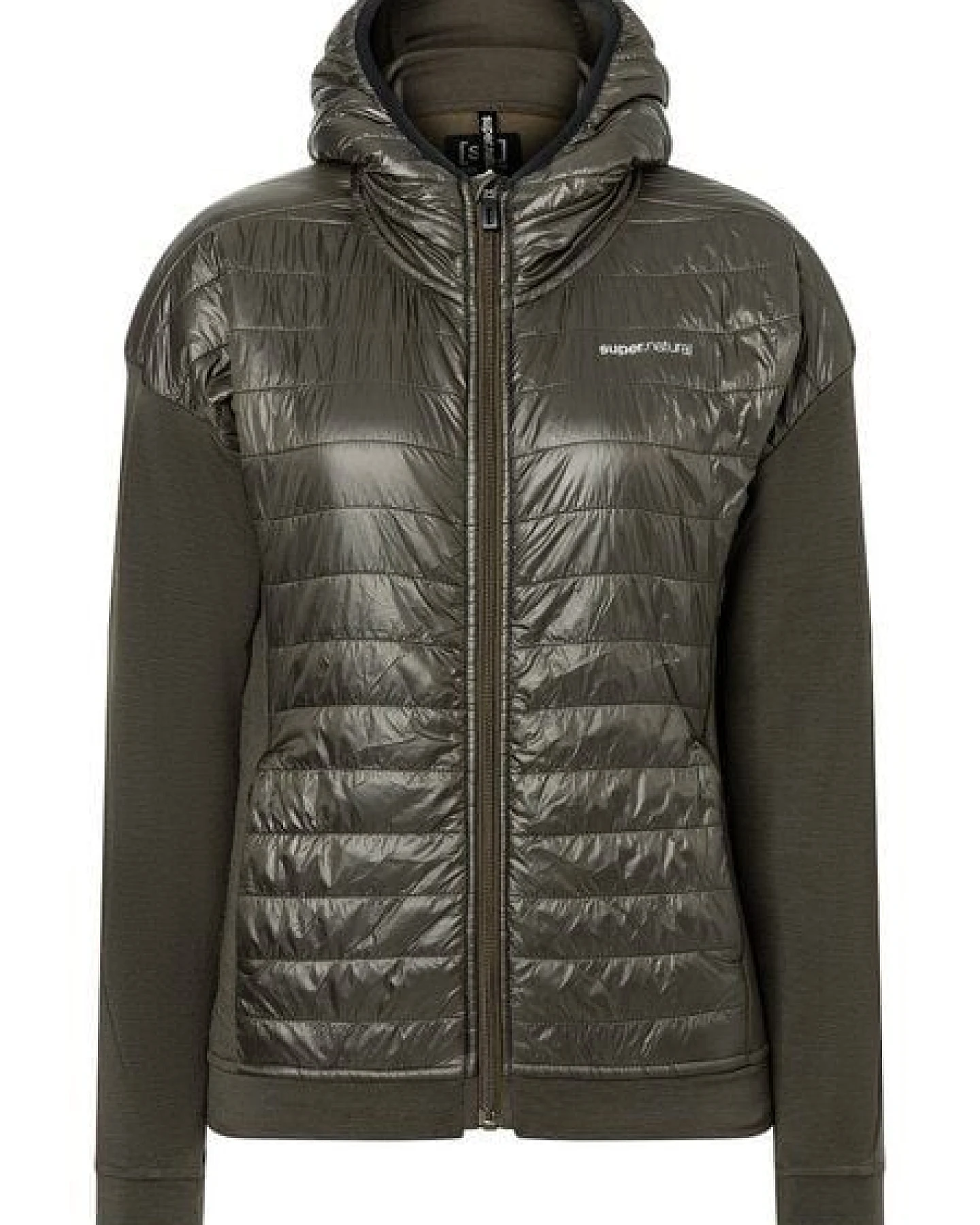 super.natural Sportjacke W WARM UP ALOOF JACKET Merino Jacke mit Primaloft Bio und Softshell – Ansicht 3