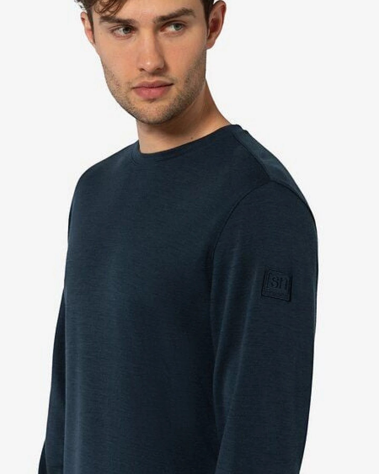 super.natural Sweatshirt SOLUTION BIO CREW für Herren, nachhaltig, Merino – Ansicht 3