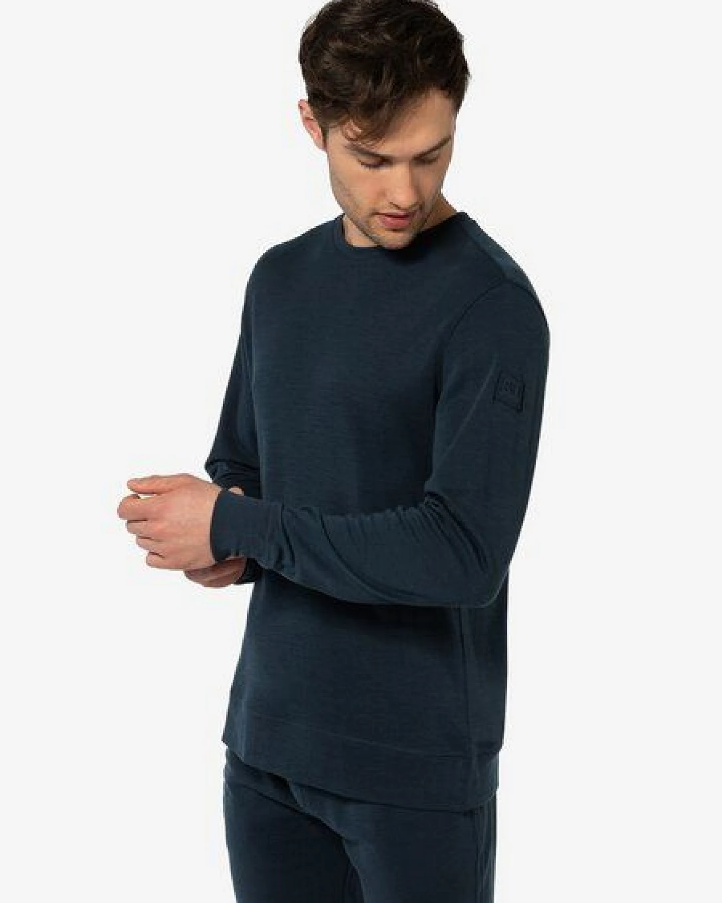 super.natural Sweatshirt SOLUTION BIO CREW für Herren, nachhaltig, Merino – Ansicht 2