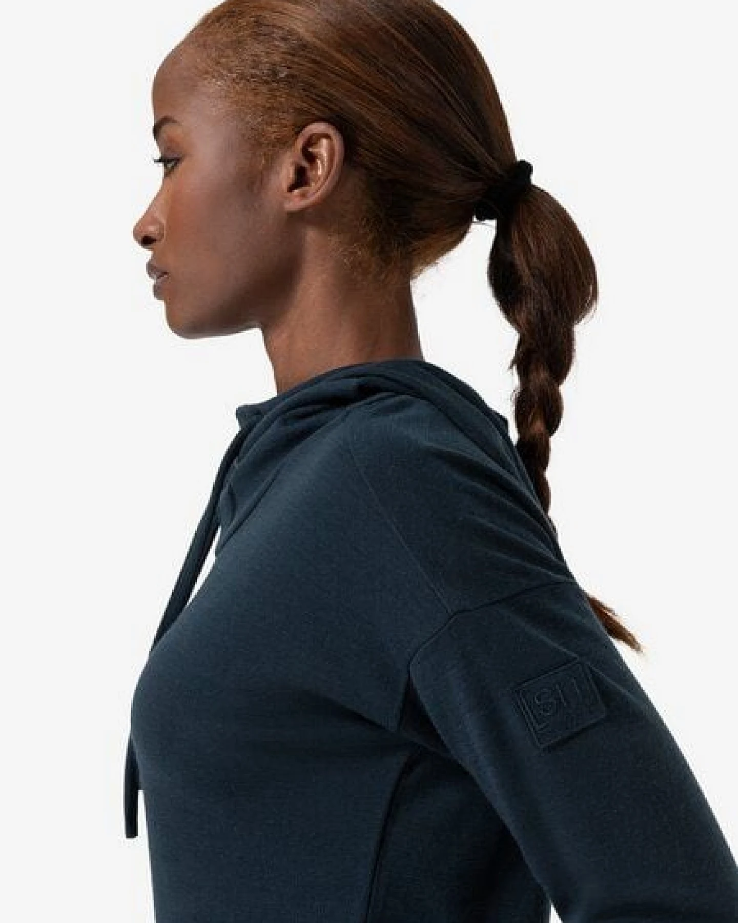 super.natural Kapuzenpullover FUNNEL BIO für Damen, nachhaltig, Merino – Ansicht 2
