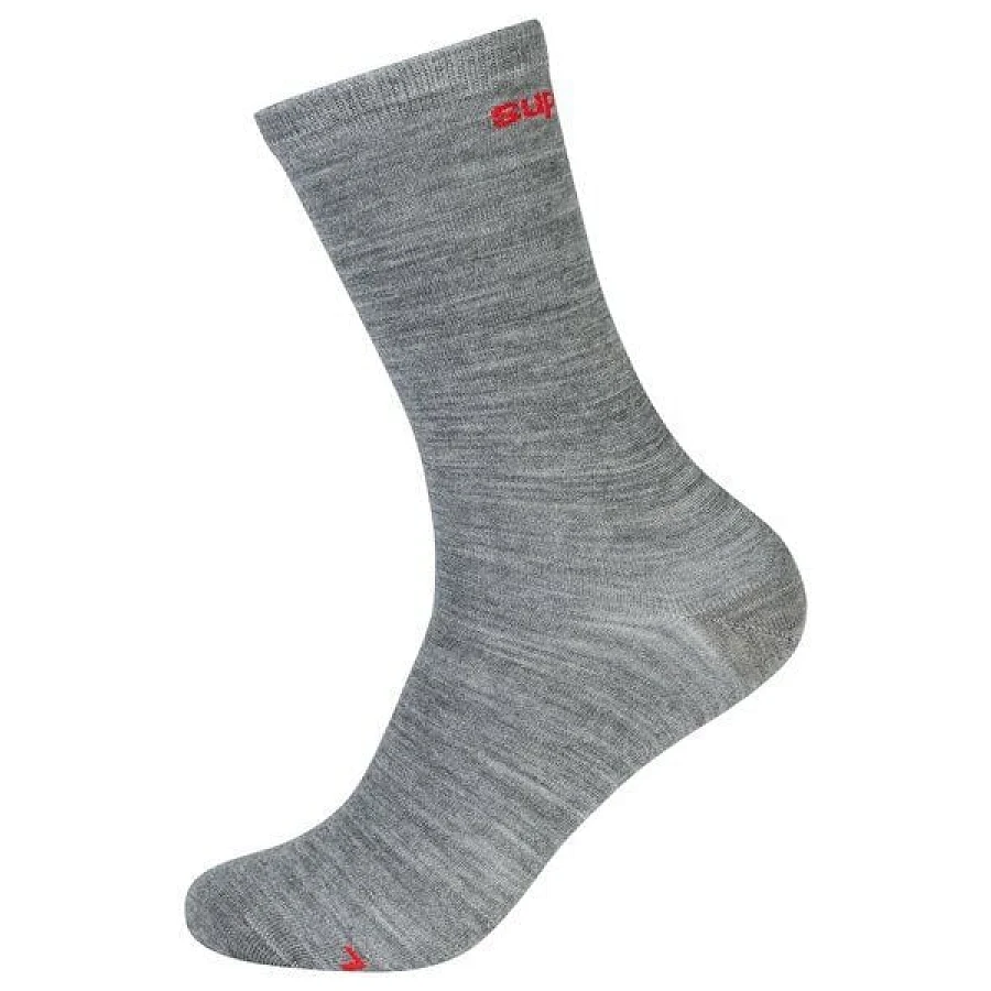 Cashmere Grey Melange/High Risk Red