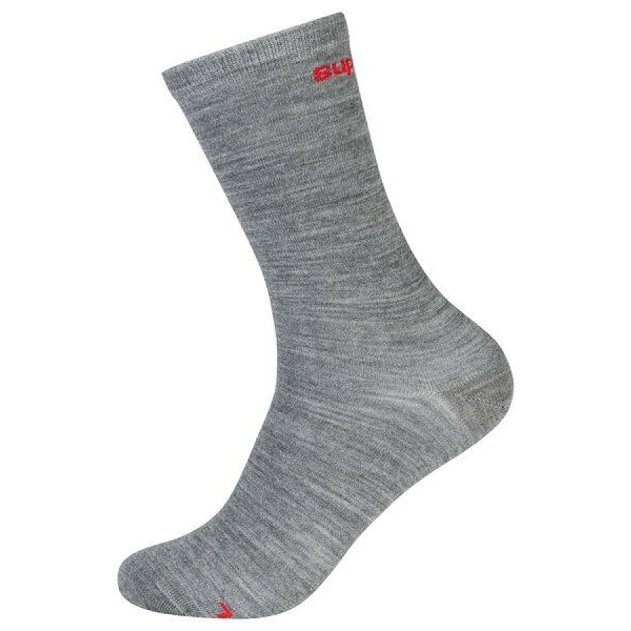 Cashmere Grey Melange/High Risk Red
