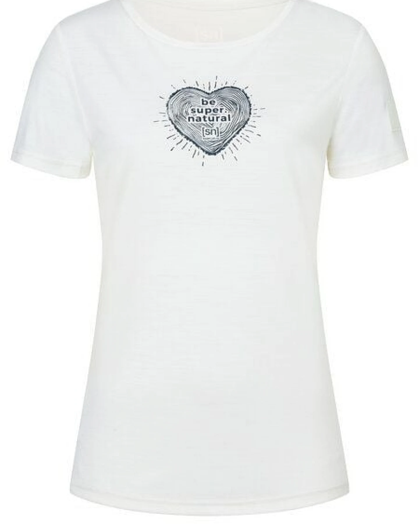 super.natural T-Shirt BIO J HEARTWOOD für Damen, nachhaltig, Merino – Ansicht 3