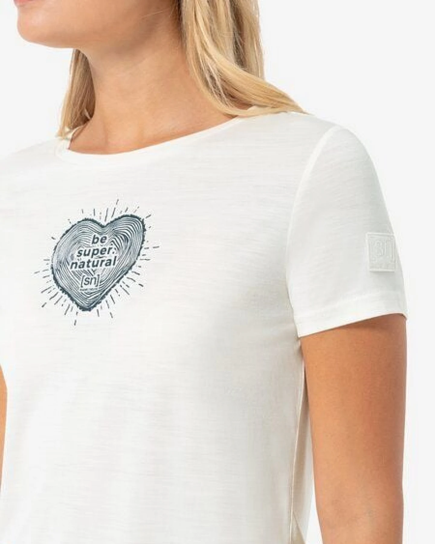 super.natural T-Shirt BIO J HEARTWOOD für Damen, nachhaltig, Merino – Ansicht 2