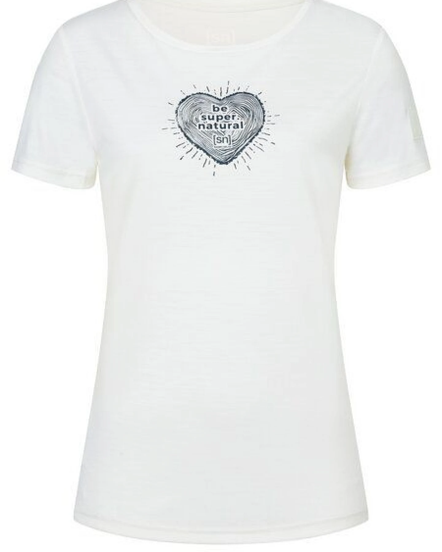 super.natural T-Shirt BIO J HEARTWOOD für Damen, nachhaltig, Merino – Ansicht 3
