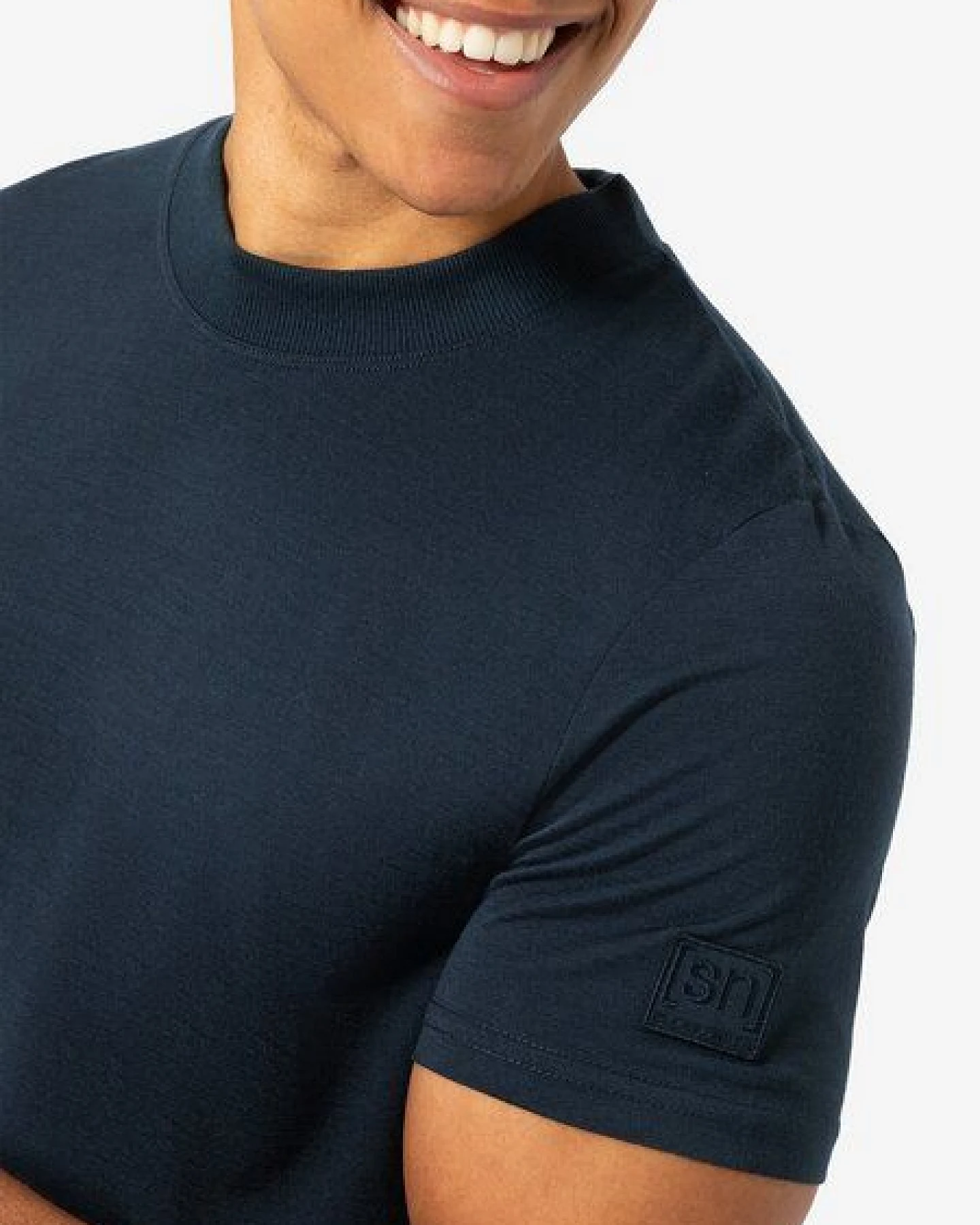 super.natural T-Shirt CASUAL RIB BIO J TEE für Herren, nachhaltig, Merino – Ansicht 2